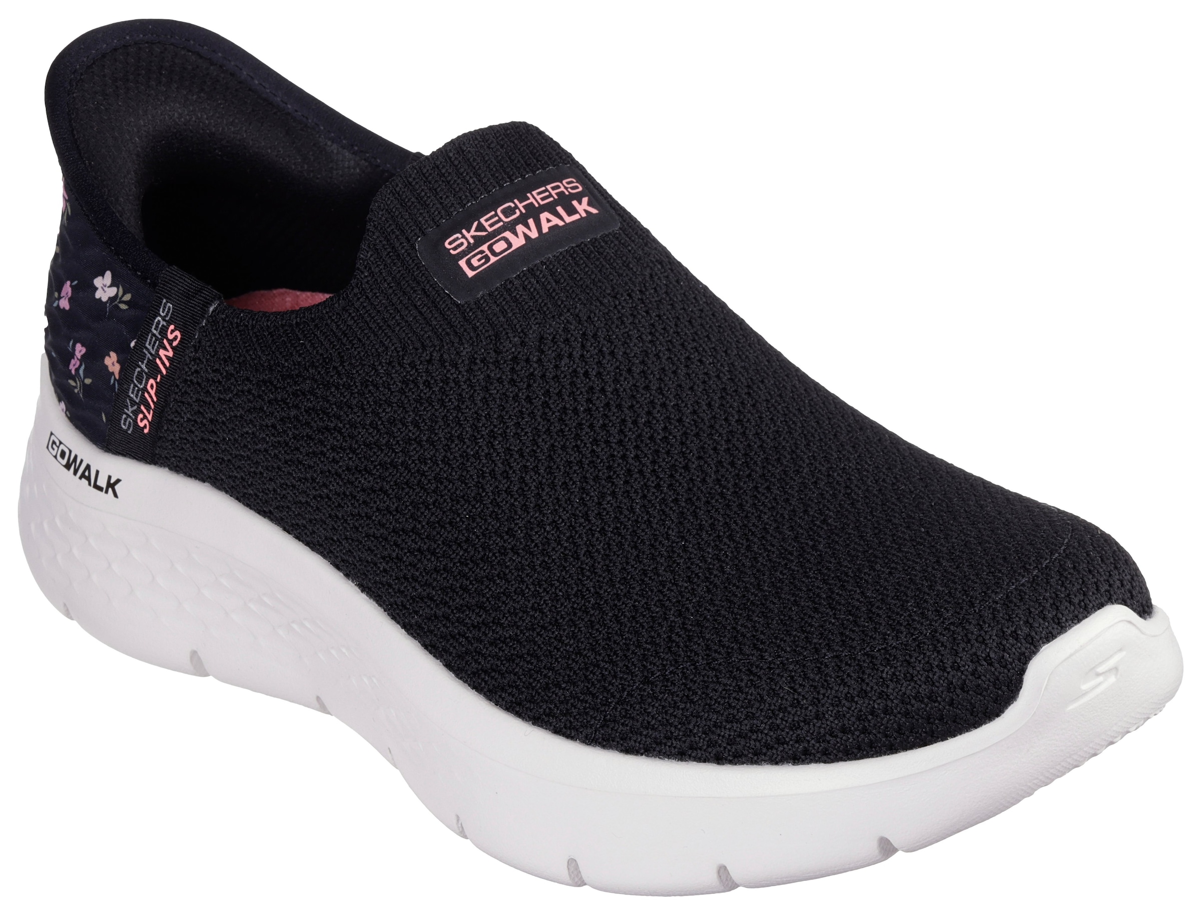 Skechers Slip-On Sneaker »GO WALK FLEX-SUNSET ROSE«, Freizeitschuh, Vegan mit Skechers Handsfree Slip-ins Funktion