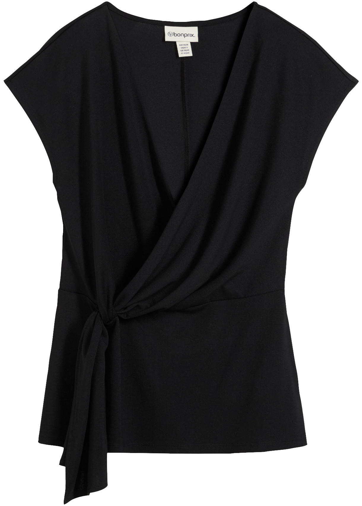 bonprix Shirttop ärmelloses Design, mit V-Ausschnitt, Slim Fit Passform