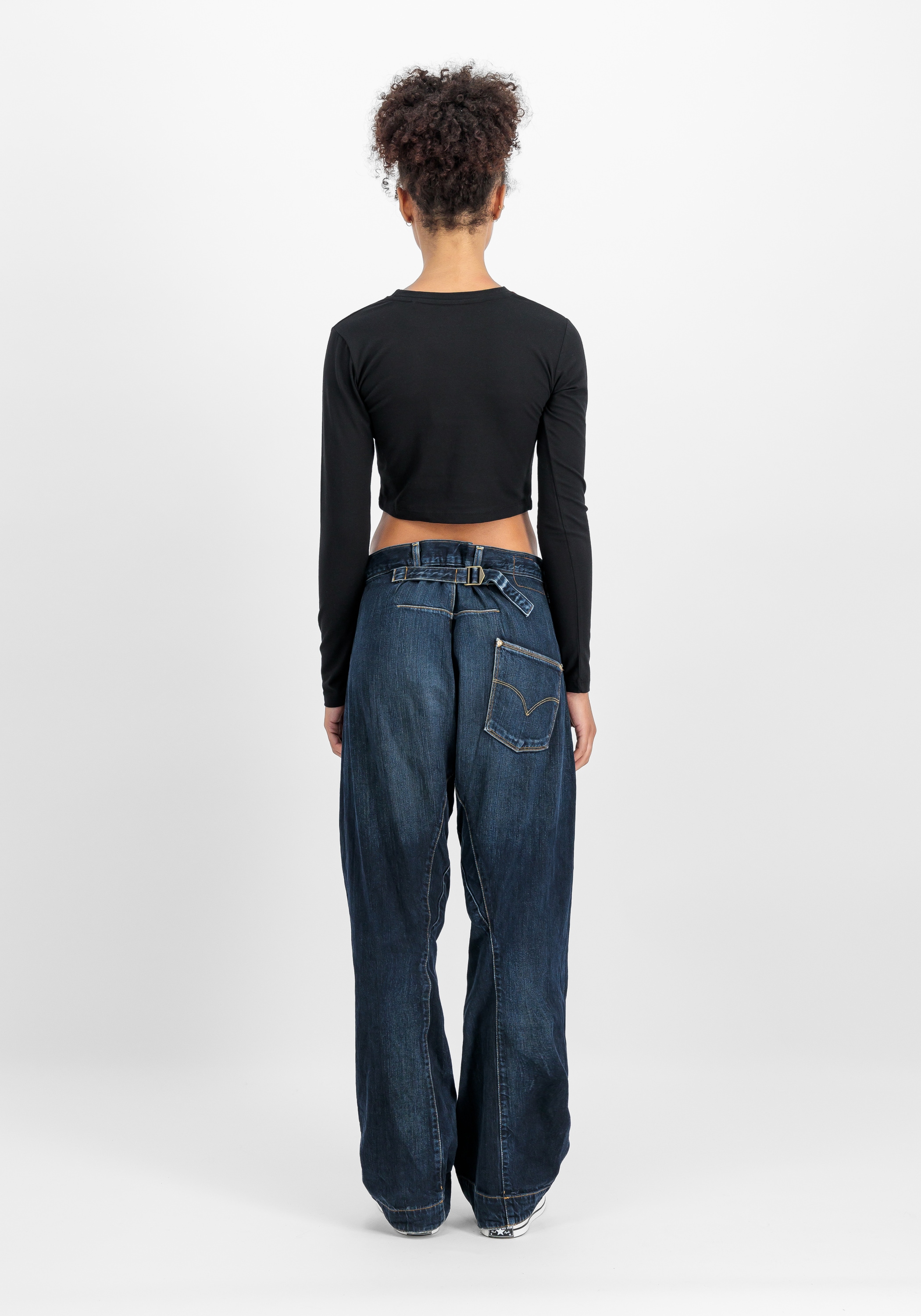 Alpha Industries Sweater »Alpha Industries Women - Longsleeves Basic Cropped Longsleeve W«