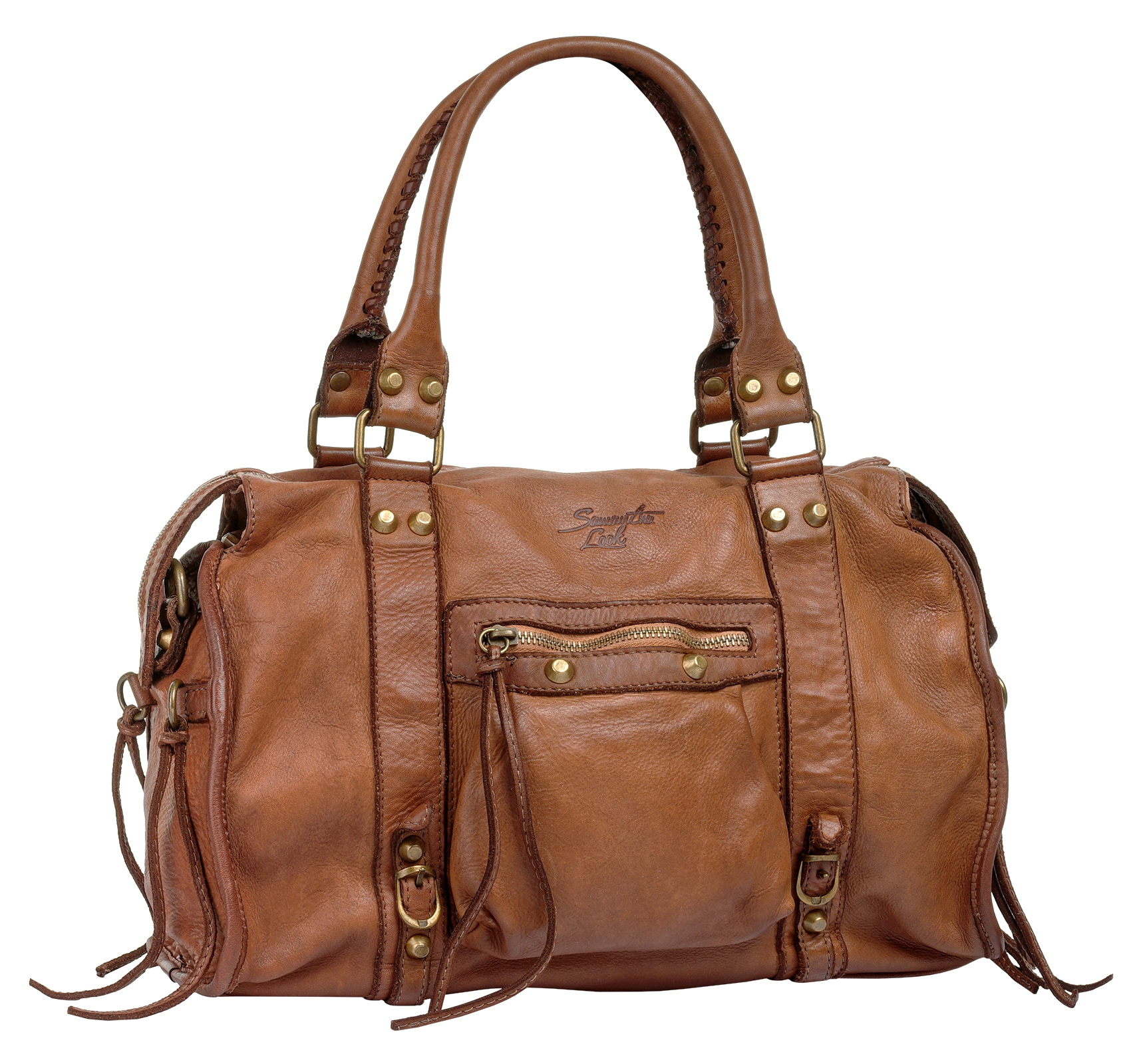 Samantha Look Shopper, echt Leder, Made in Italy