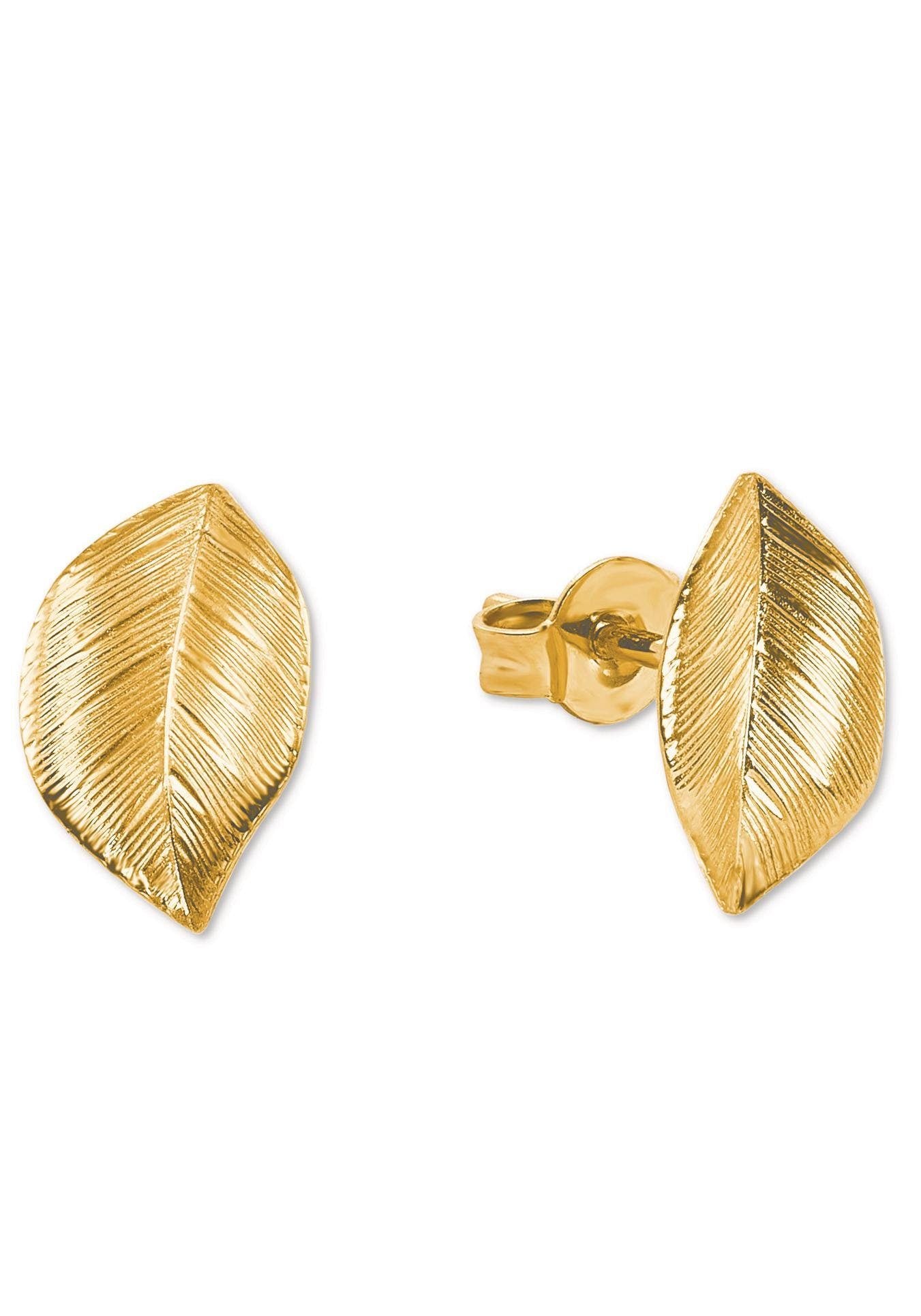 Amor Paar Ohrstecker »Blätter« Made in Germany