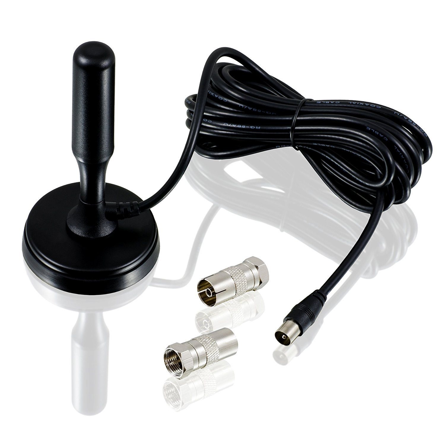 digitale DVB-T2 Antenne mit 4m Kabel »5dB Antennengewinn / inkl....