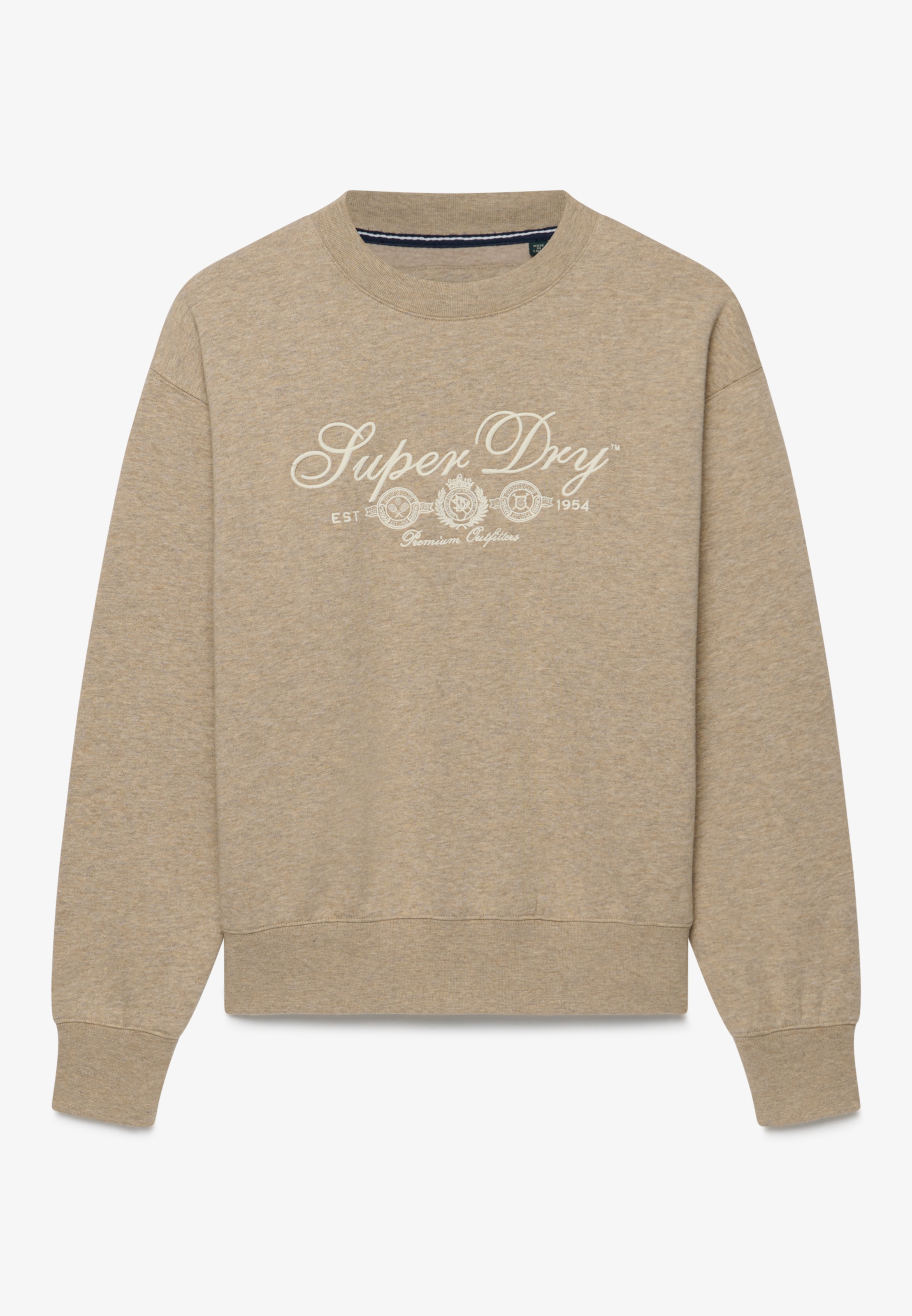 Superdry Sweatshirt »COUNTRY CLUB CREW«, Baumwollmischung, relaxed fit
