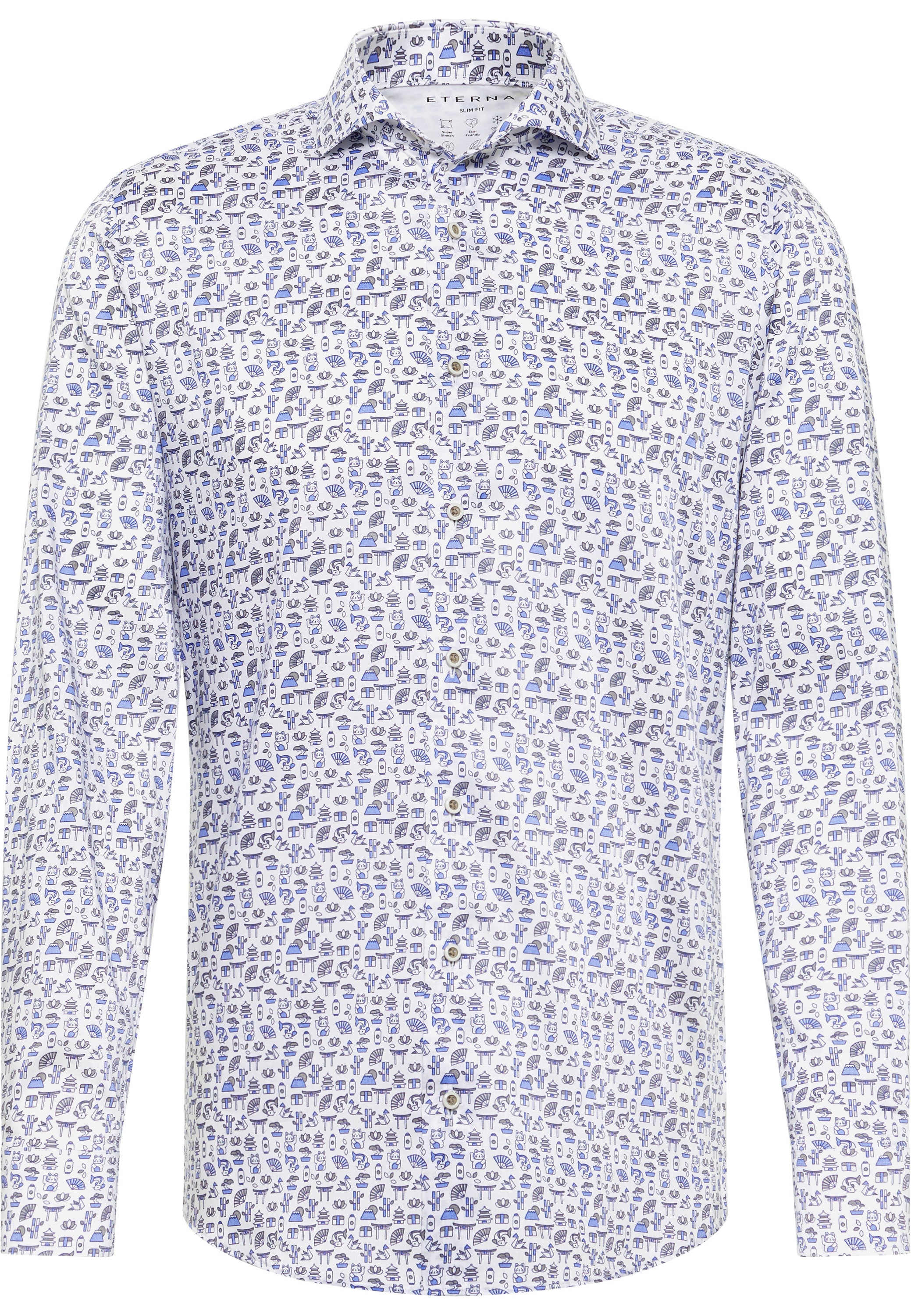 Eterna Langarmhemd »SLIM FIT«
