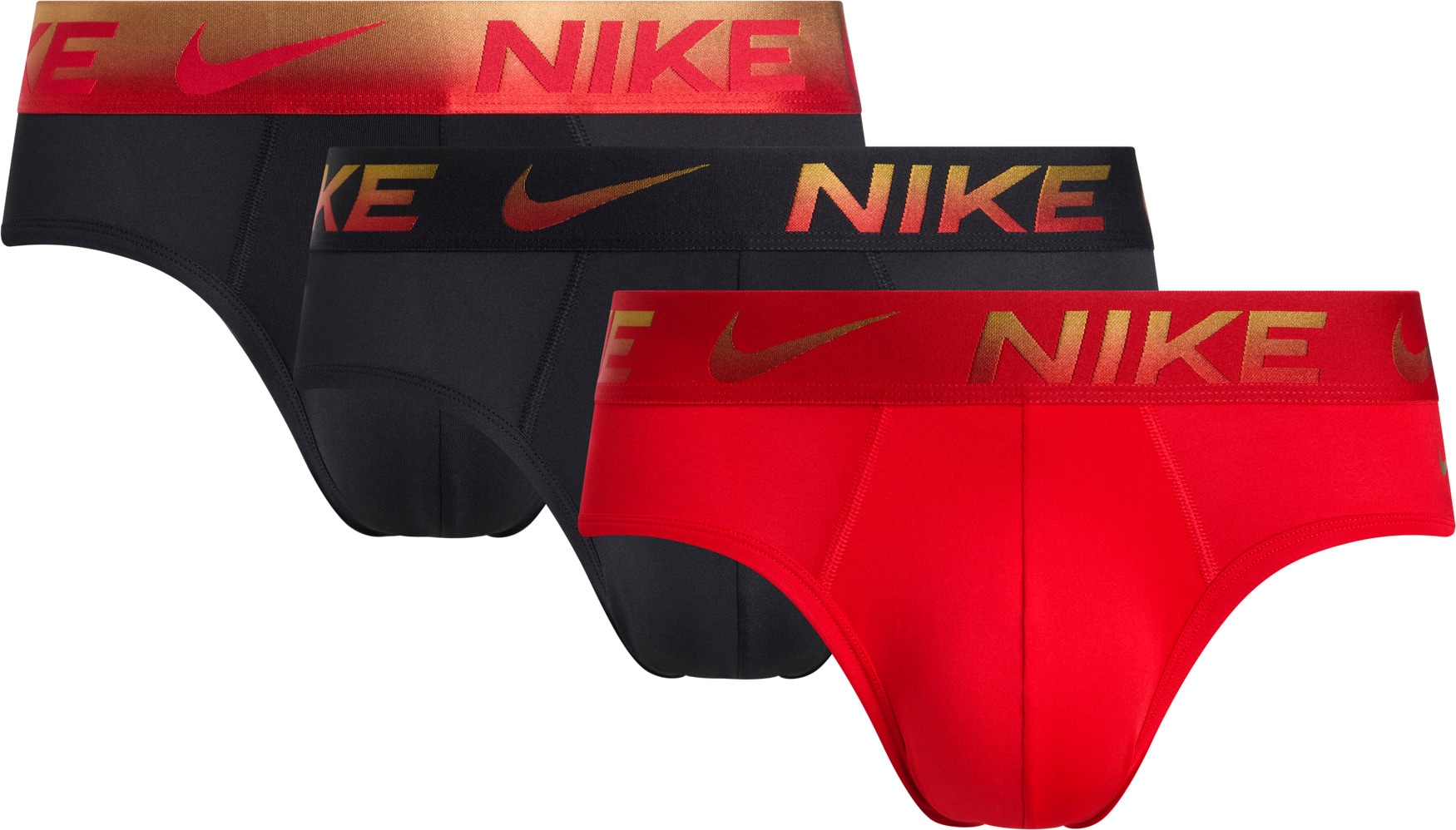 NIKE Underwear Hipster »HIP BRIEF 3PK« Packung, 3er, 3 Stk. mit NIKE Logo-Elastikbund