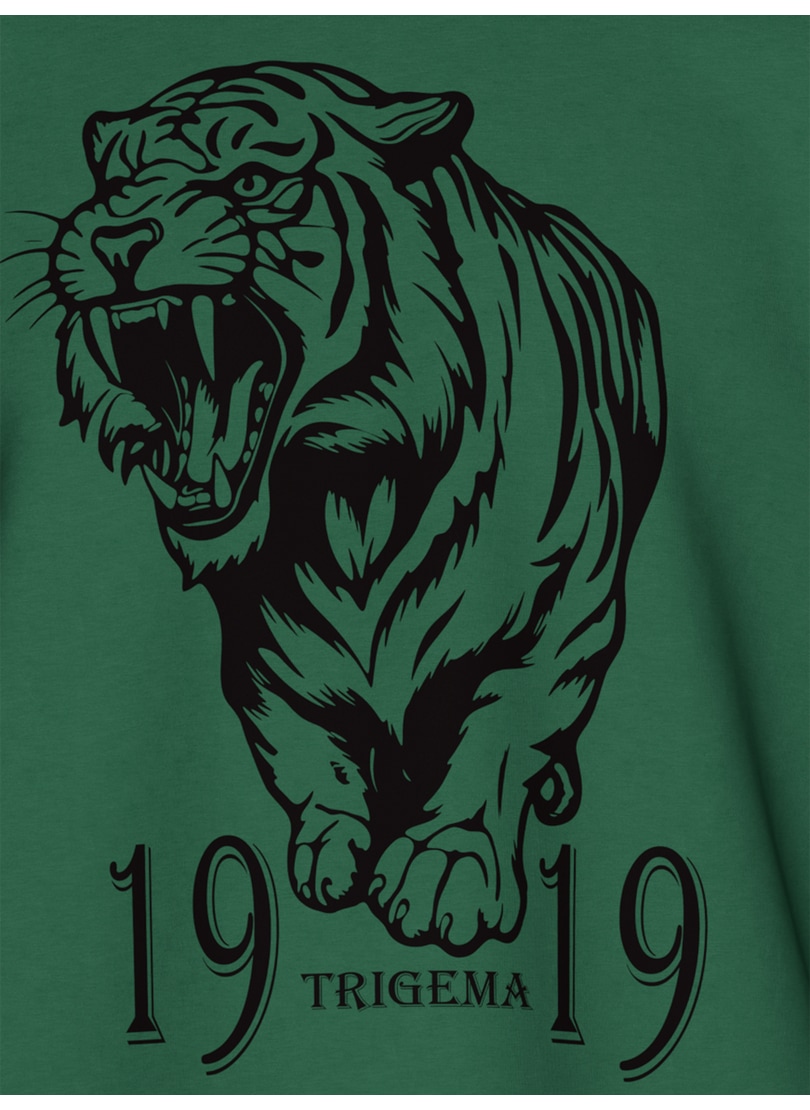 Trigema Longsleeve »TRIGEMA Langarmshirt mit großem Tiger-Printmotiv« 1 Stk. tlg.