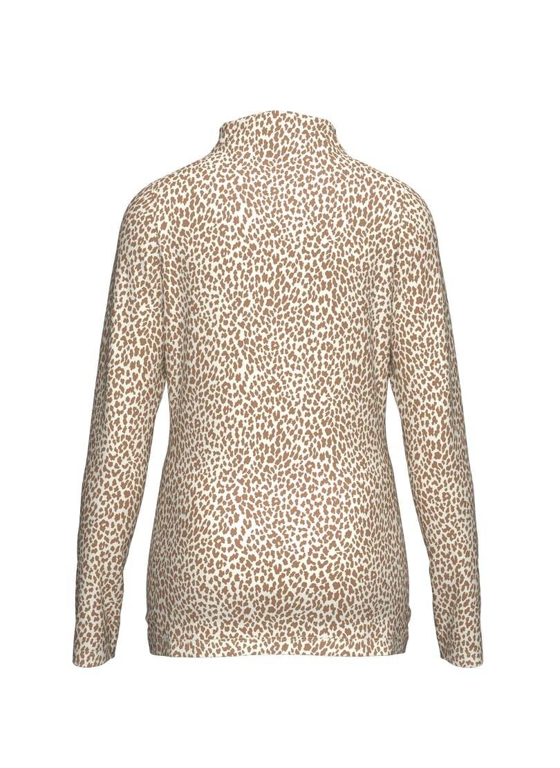 Trigema Rollkragenshirt »TRIGEMA Turtleneck Shirt mit leichtem Leo Muster« 1