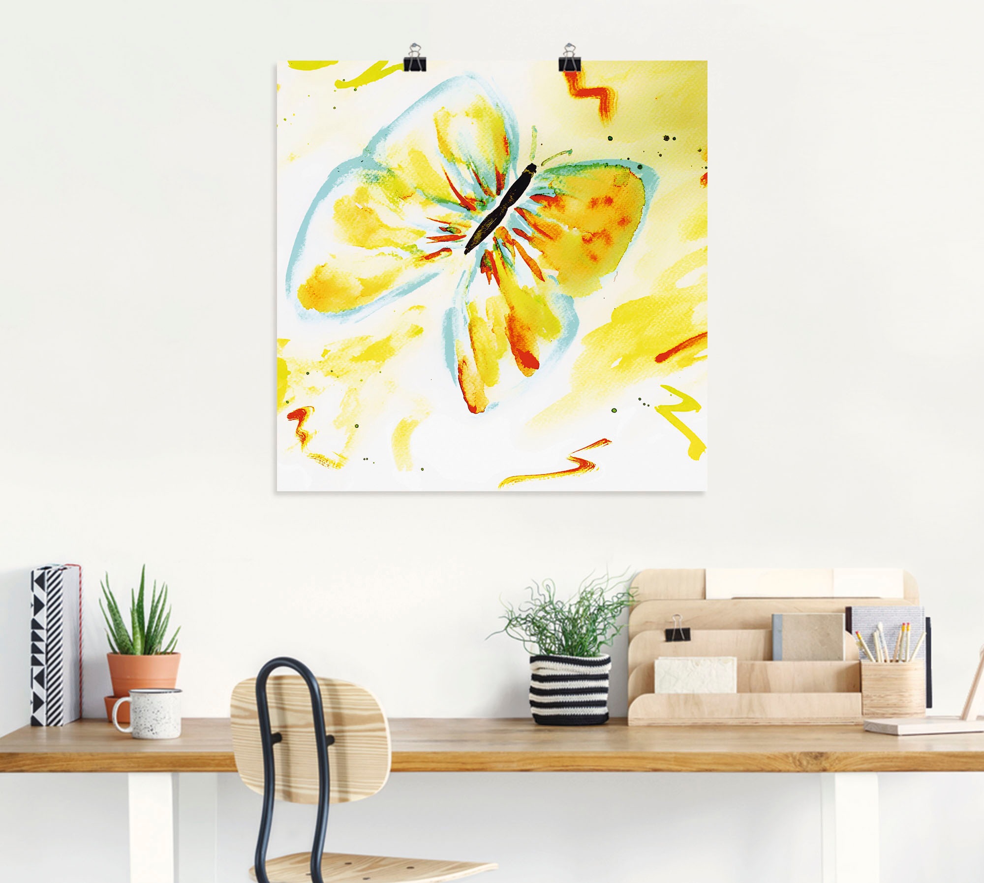 Artland Wandbild »Schmetterling«, Insekten, (1 St.), als Leinwandbild,  Wandaufkleber oder Poster in versch. Größen im OTTO Online Shop