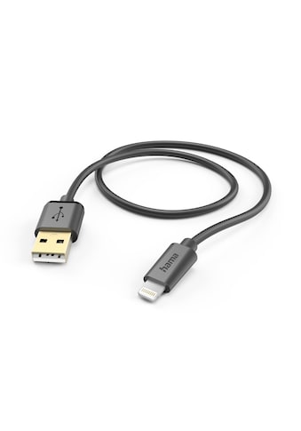 USB-Kabel »Schnellladekabel, USB-A und Lightning, 1,5 m, Schwarz, USB 2.0«,...
