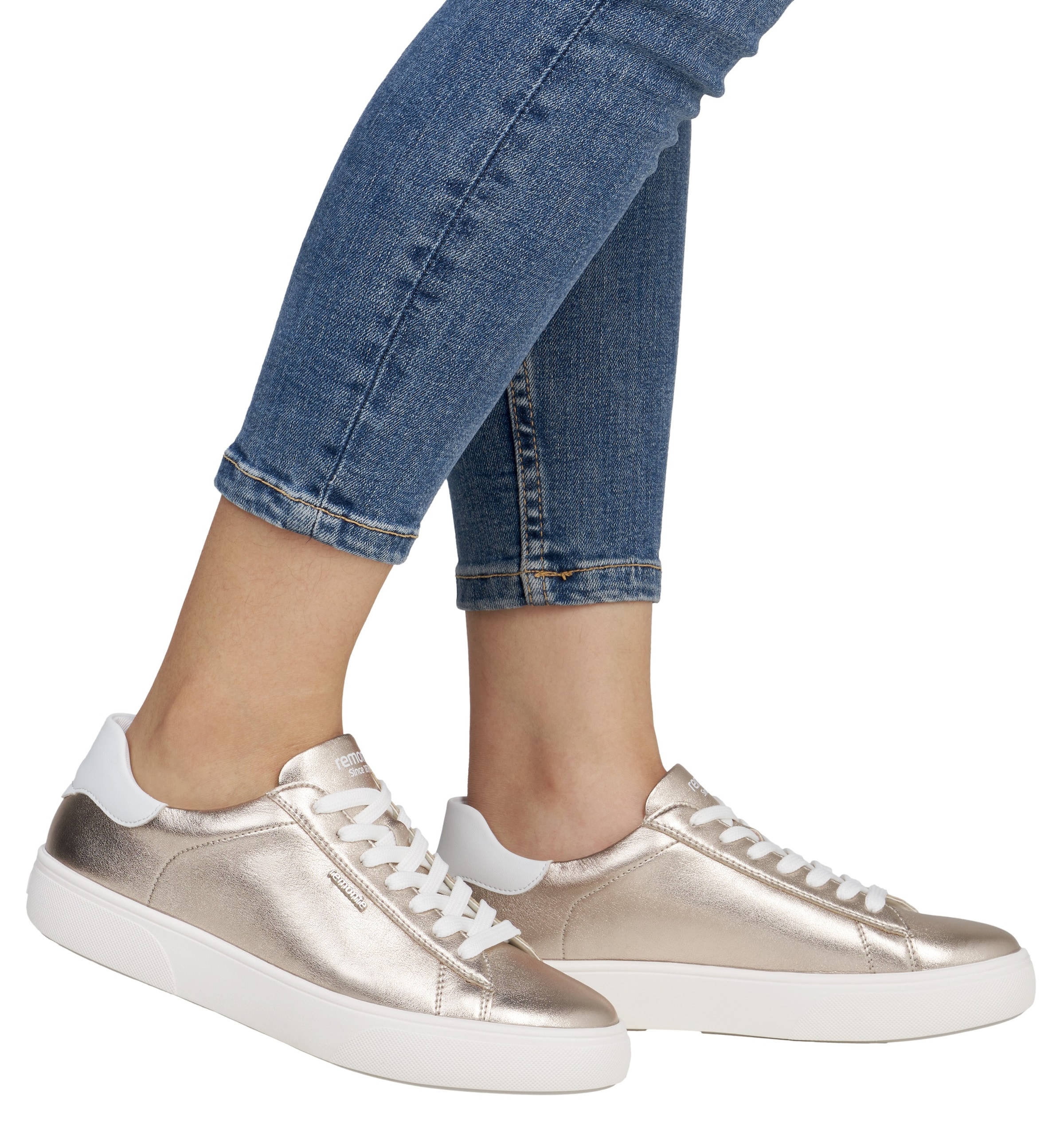 Remonte Plateausneaker, Schnürschuh, Freizeitschuh, Halbschuh mit Kontrastbesatz