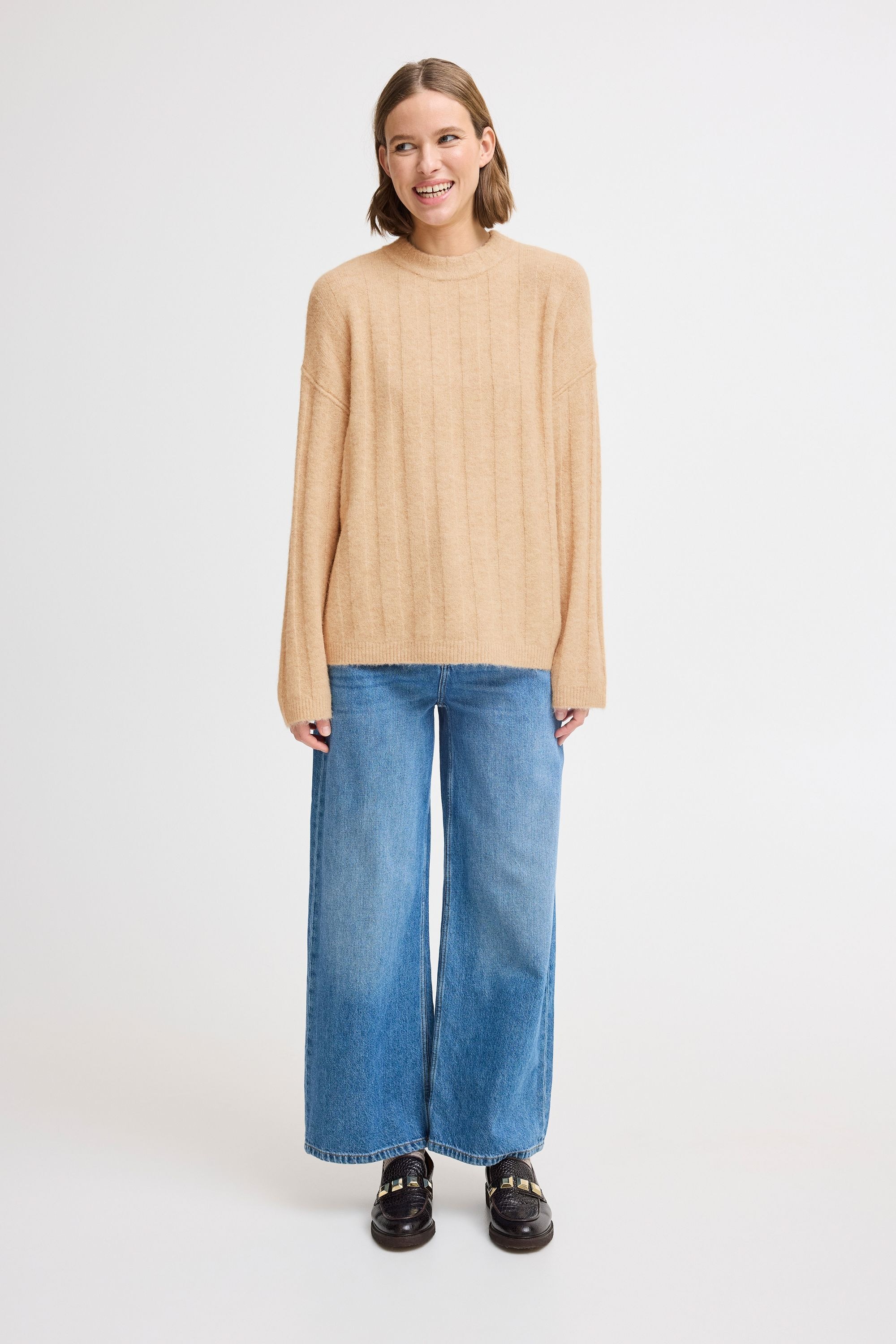 b.young Strickfleece-Pullover »Strickpullover BYOMEA JUMPER 5«