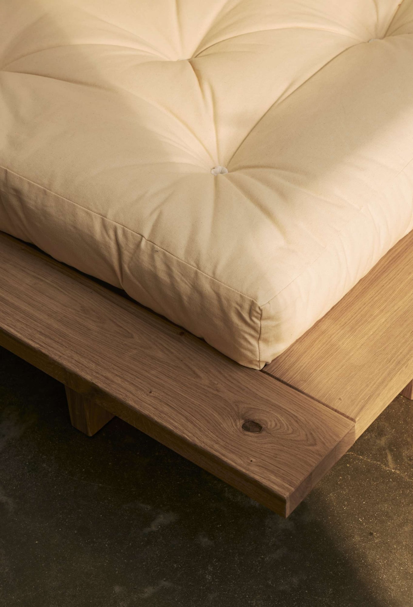 Karup Design Bettgestell »JAPAN BED Futonbett aus FSC®zertifiziertem Massivholz, zeitlos, bequem« Erhältlich für Matratzen Breite 90, 120, 140, 160 oder 180 cm,  Eiche, inkl. Lattenrost, ohne Matratze, Made in Europa