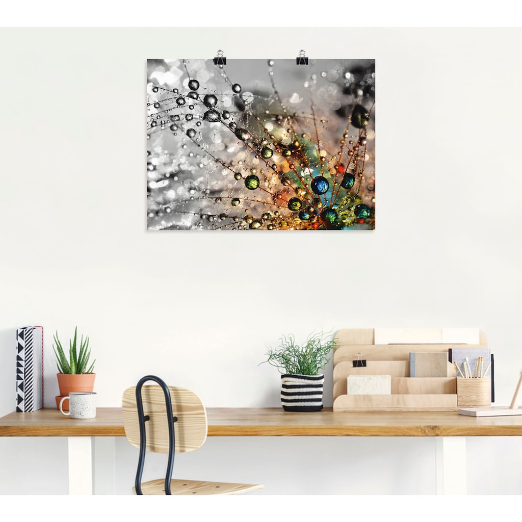 Artland Wandbild »Farbenfrohe Natur«, Blumen, (1 St.)