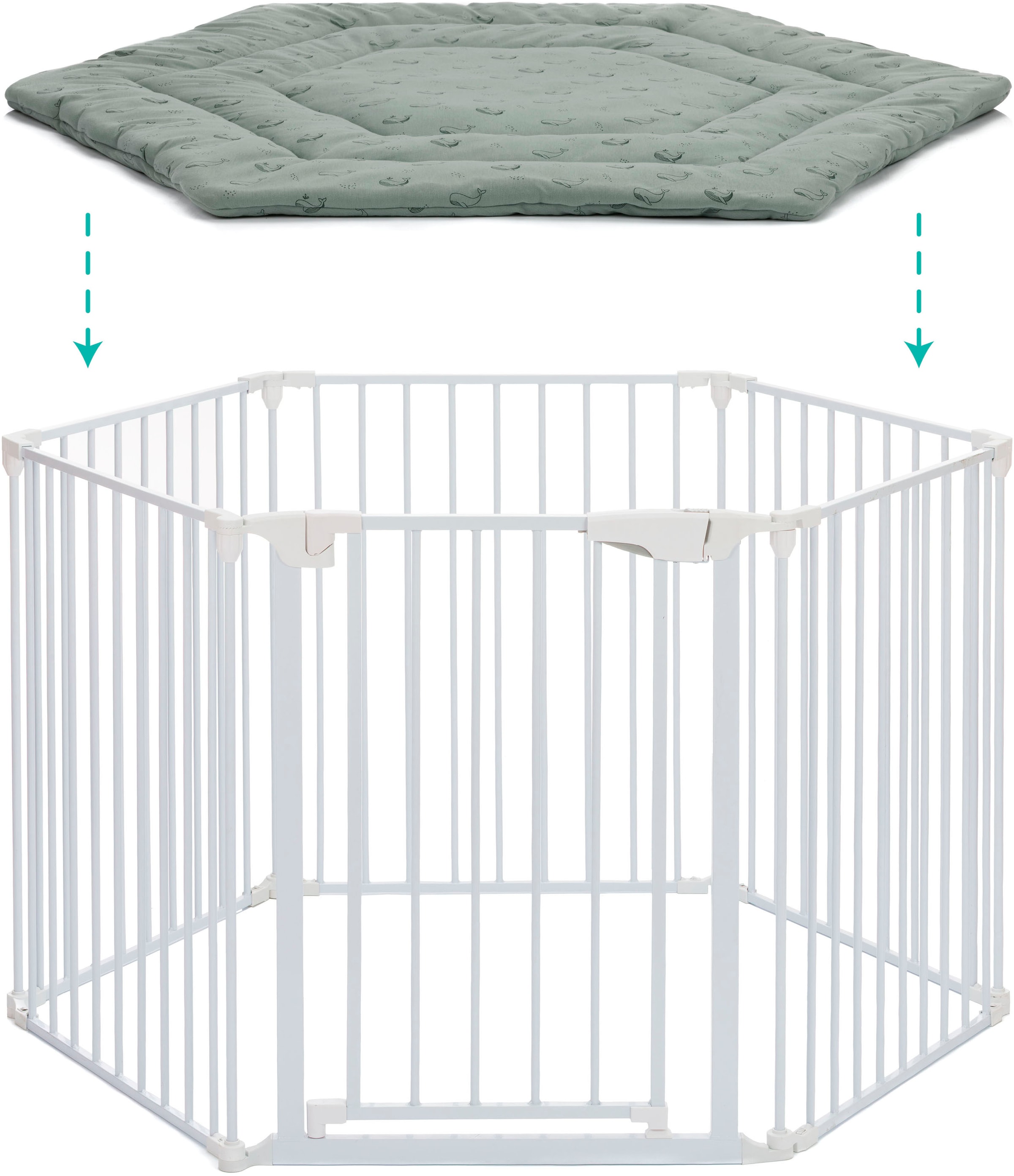 Fillikid Laufgittereinlage »6-eck Jersey«