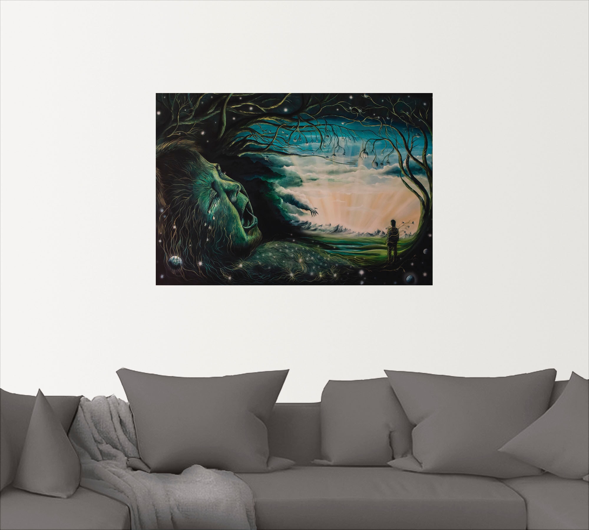 Artland Wandbild »Ohne Worte«, Dark Fantasy, (1 St.), als Alubild, Leinwandbild, Wandaufkleber oder Poster in versch. Größen