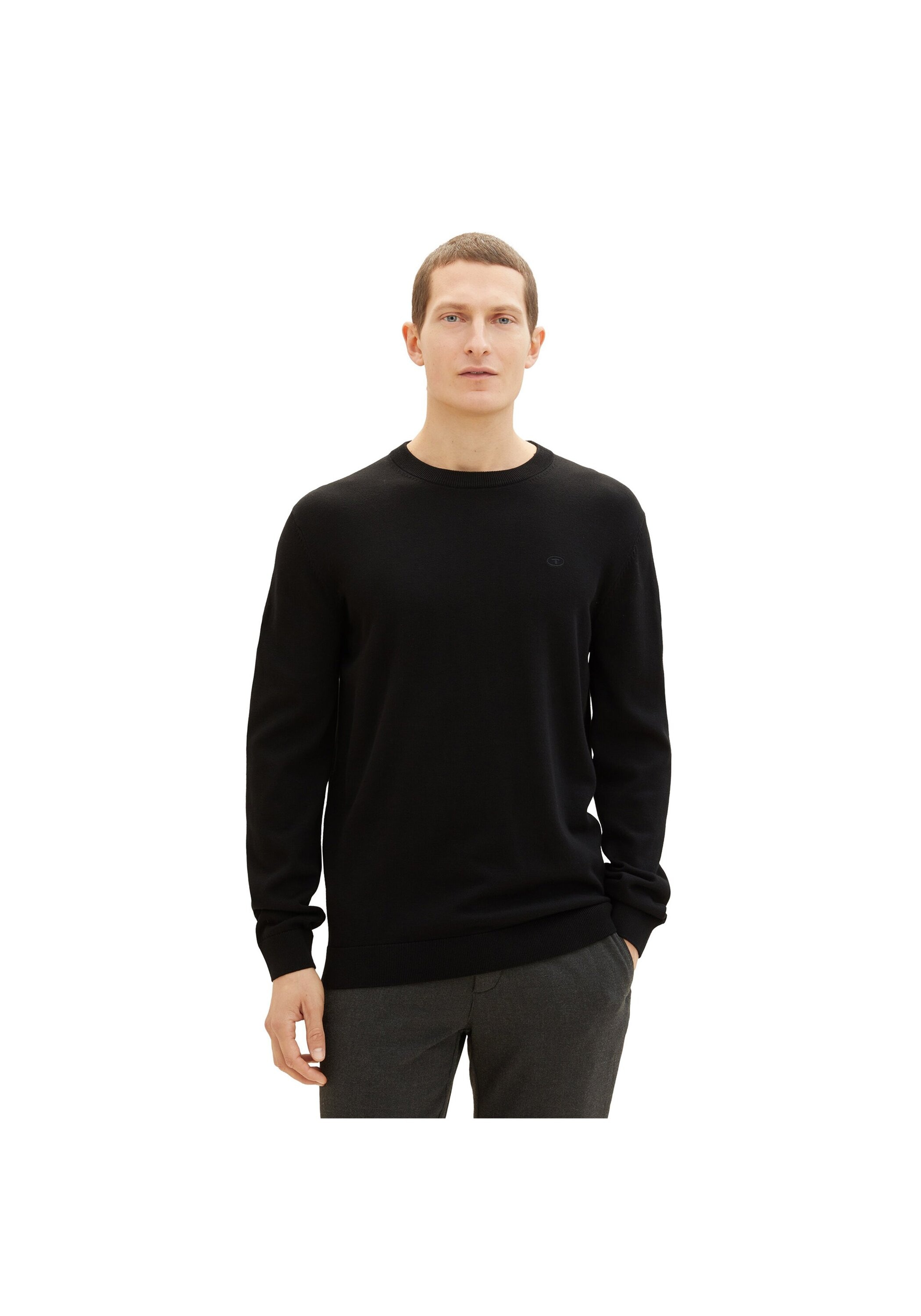TOM TAILOR Sweater »Strickpullover Basic Crewneck Knit 1er Pack«, 1 Stk.
