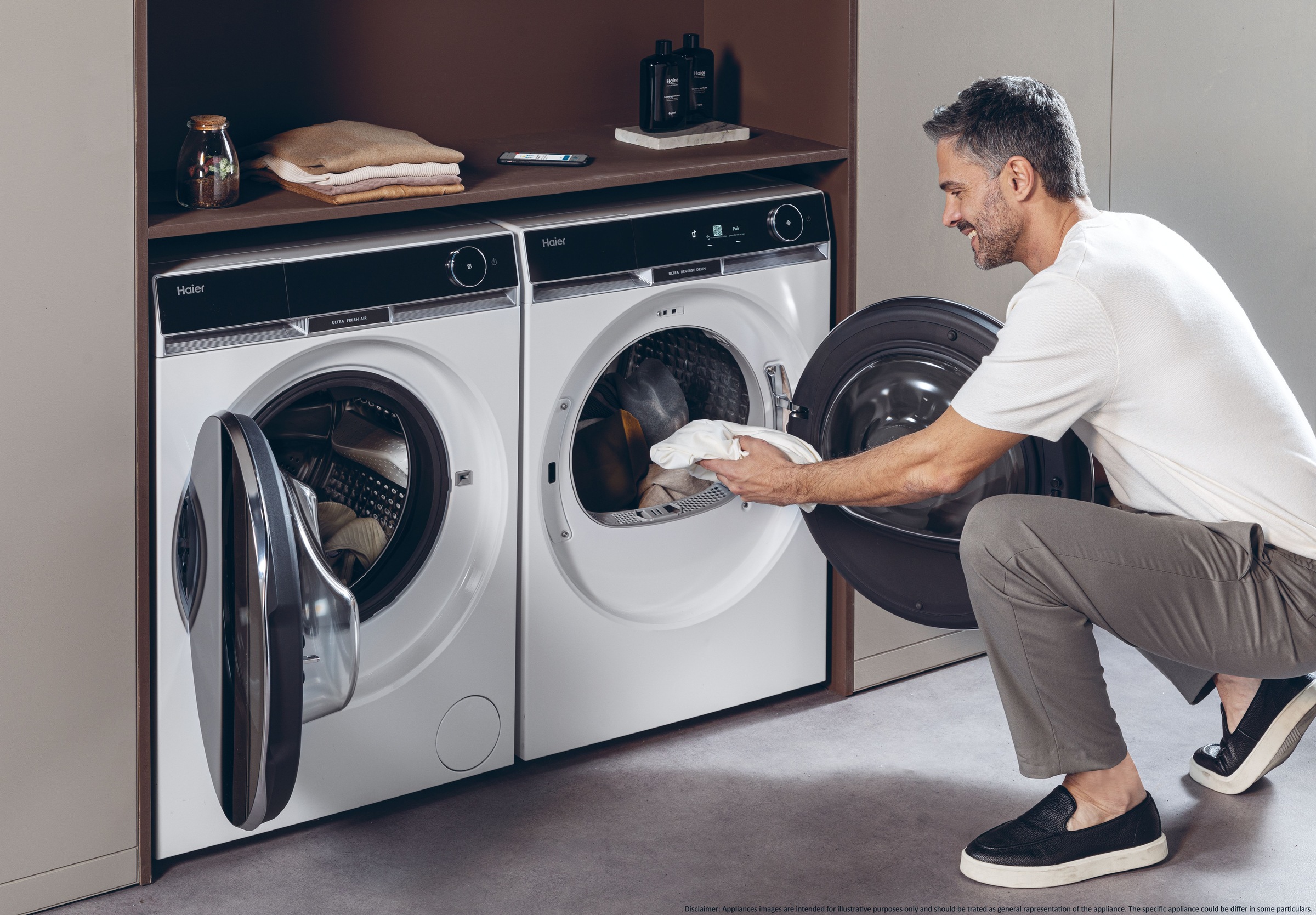 Haier Waschmaschine X SERIE 11 »HW110-BD14397U1« 11 kg 1400 U/min UltraFresh: Hält die Wäsche bis zu 12 Std. frisch