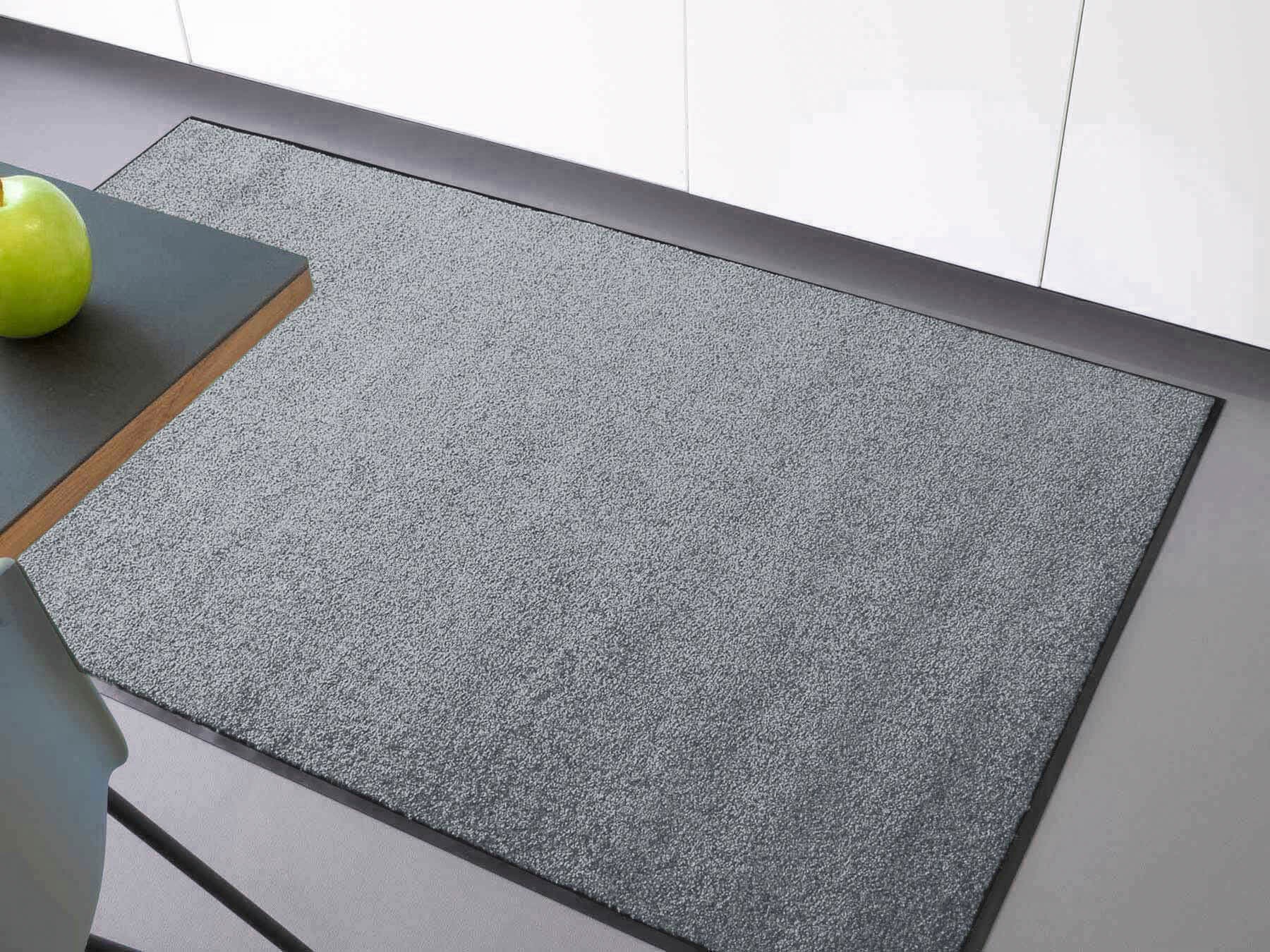 Primaflor-Ideen in Textil Fußmatte »Schmutzfangmatte CLEAN PRO, Made in Belgium«, rechteckig, 8 mm Höhe, Uni-Farben, UV-beständig, strapazierfähig, waschbar