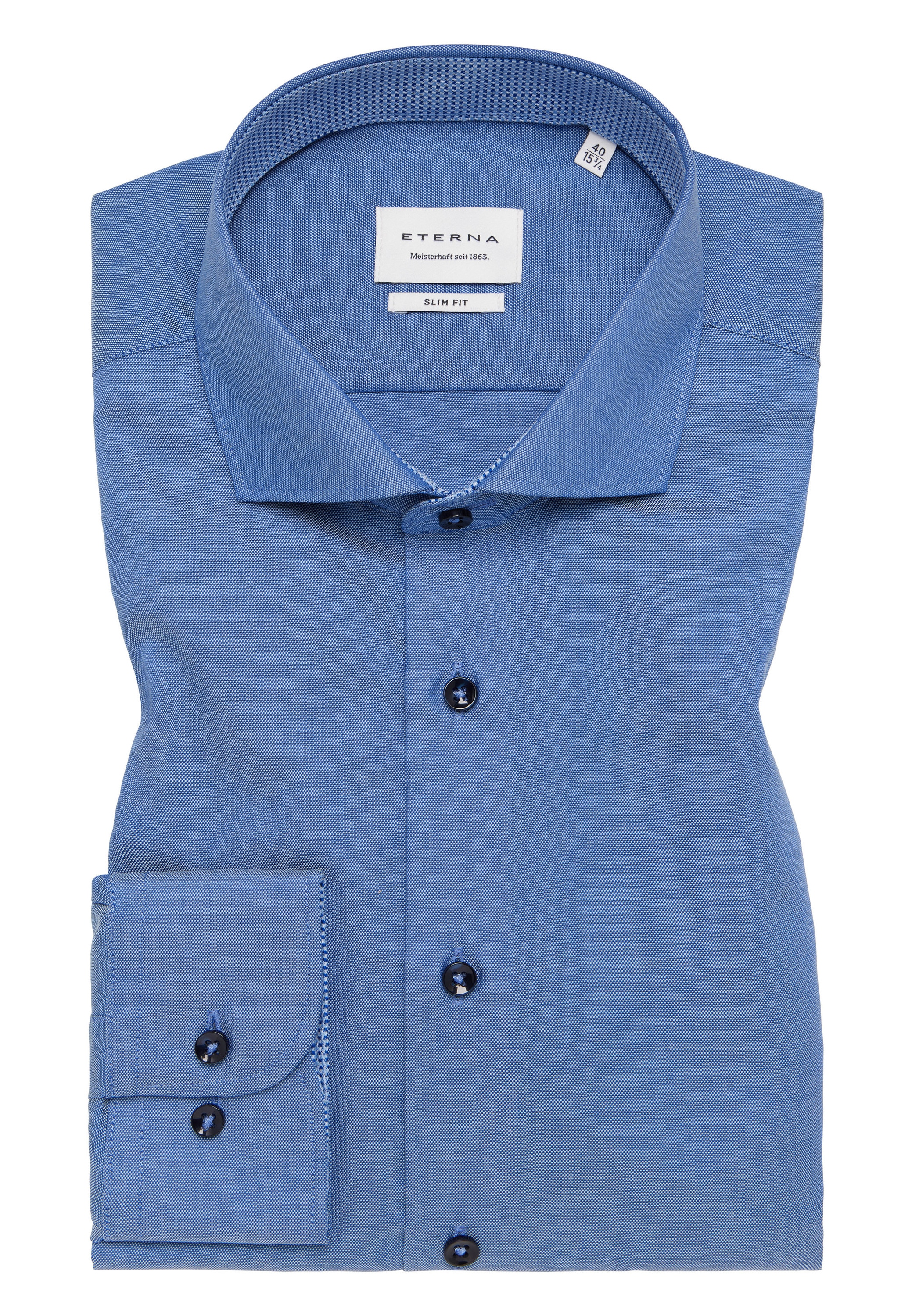 Eterna Langarmhemd »SLIM FIT«, NON IRON (bügelfrei)