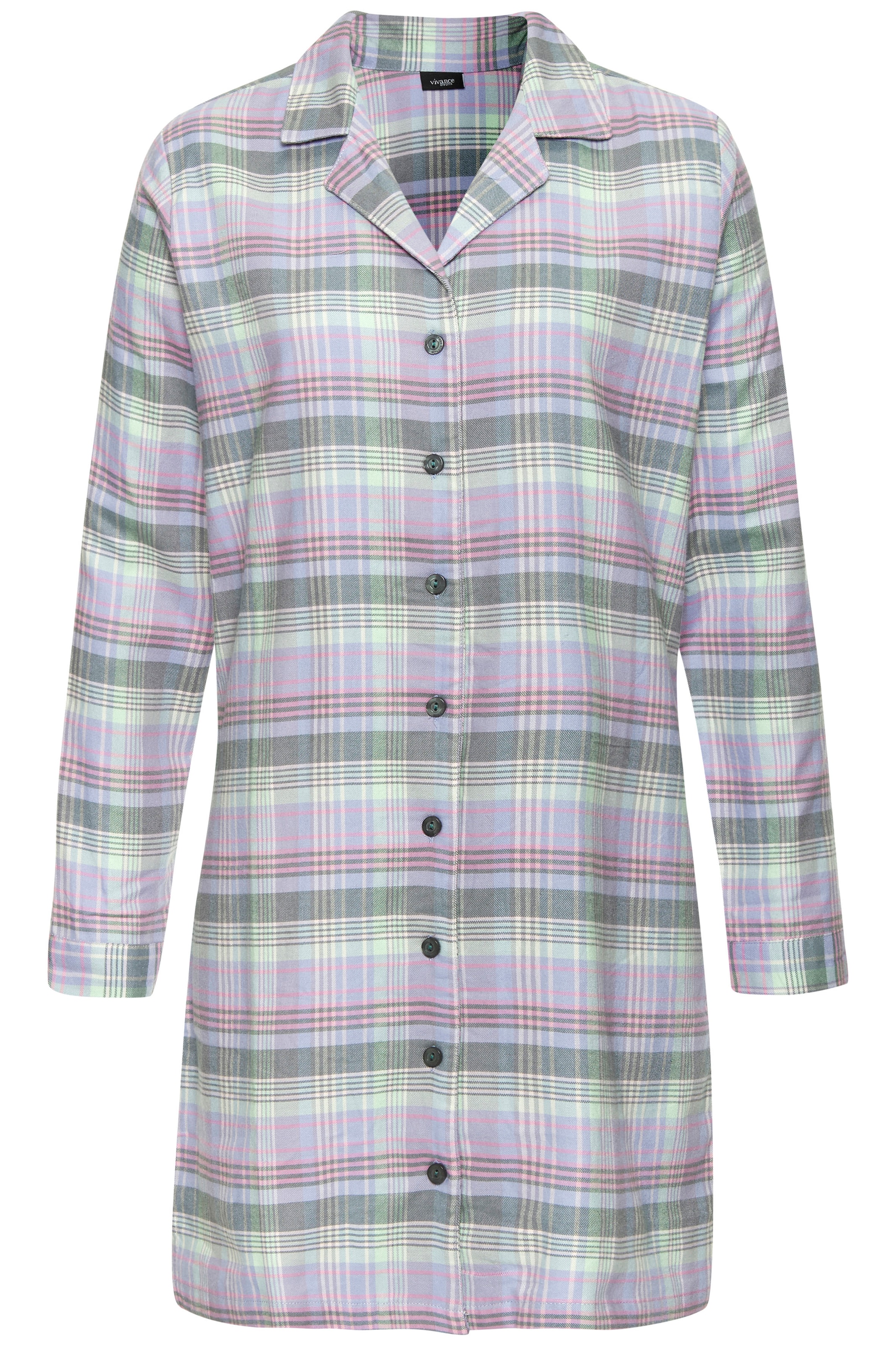 Vivance Dreams Nachthemd, aus kuschelig weichem Flanell