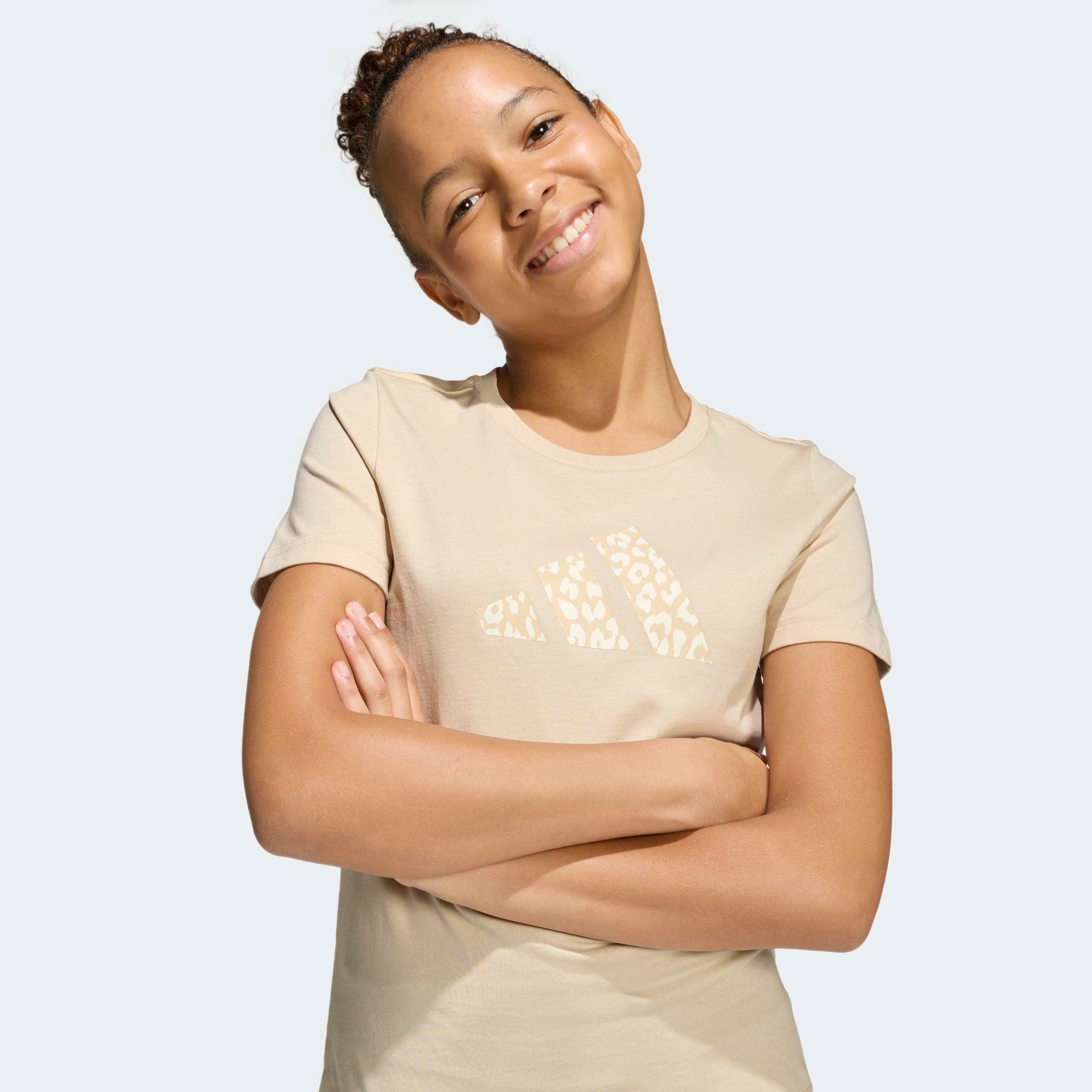 adidas Sportswear T-Shirt »JUNIOR GIRLS ANIMAL PRINT GRAPHIC«