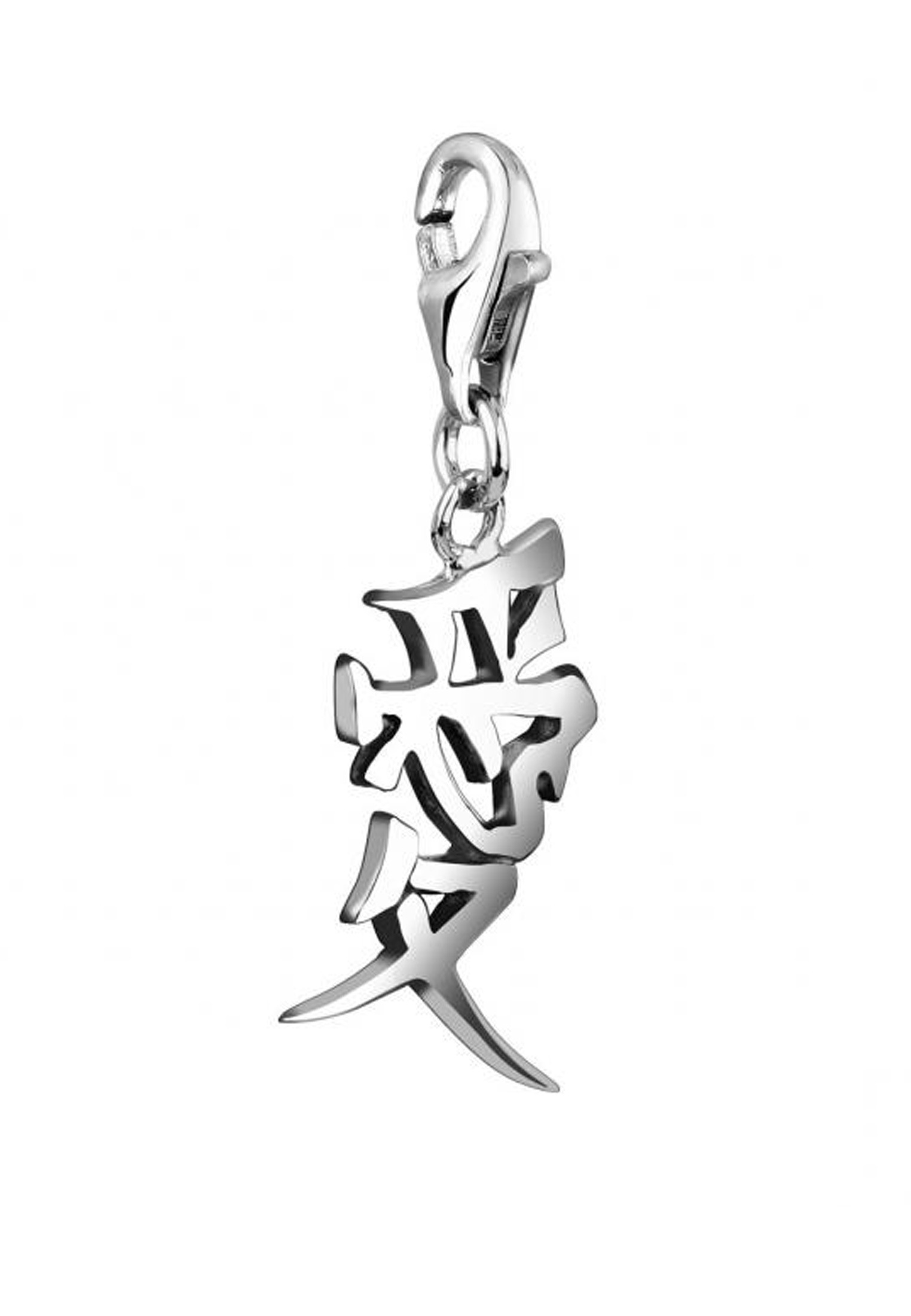Nenalina Charm-Einhänger »Charm Anhänger Liebe Zeichen Chinesisch Trend 925 Silber«