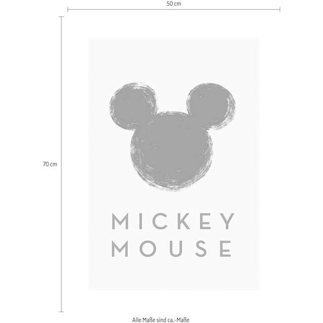 Komar Poster »Mickey Mouse Silhouette«, Disney, (1 St.), Kinderzimmer,  Schlafzimmer, Wohnzimmer kaufen online bei OTTO