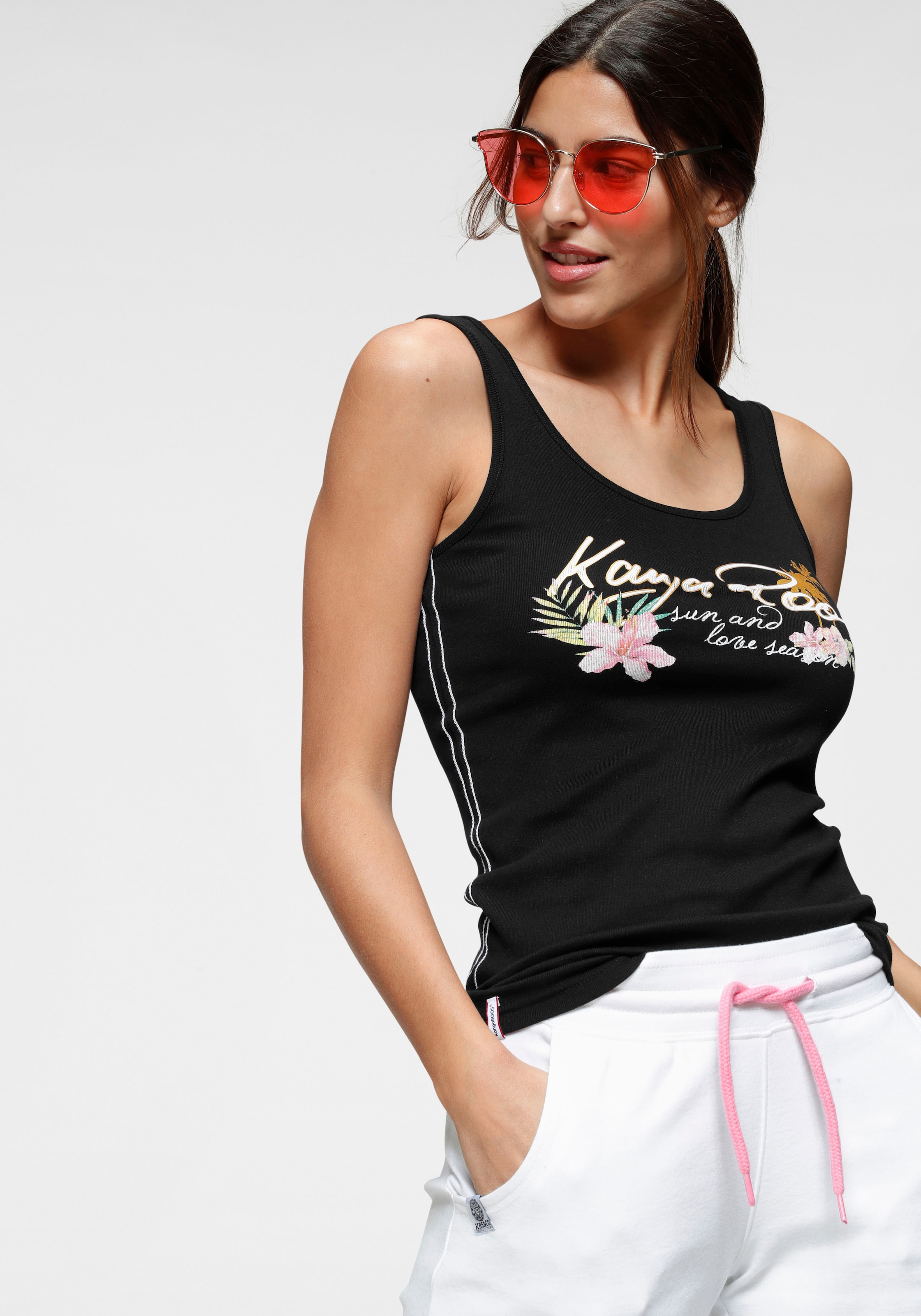 KangaROOS Tanktop, mit femininem Frontdruck