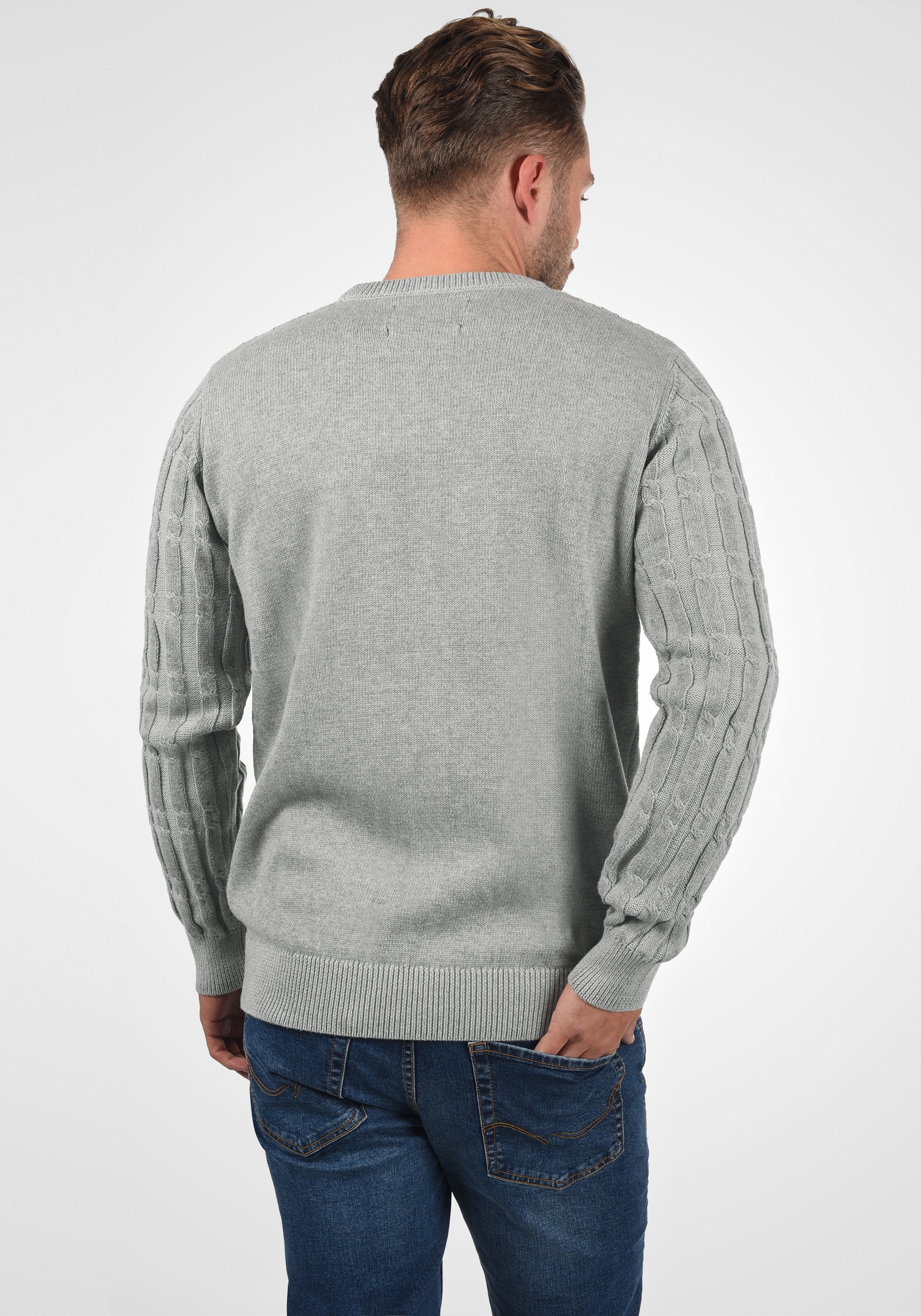 Indicode Strickfleece-Pullover »Strickpullover IDPauletta«