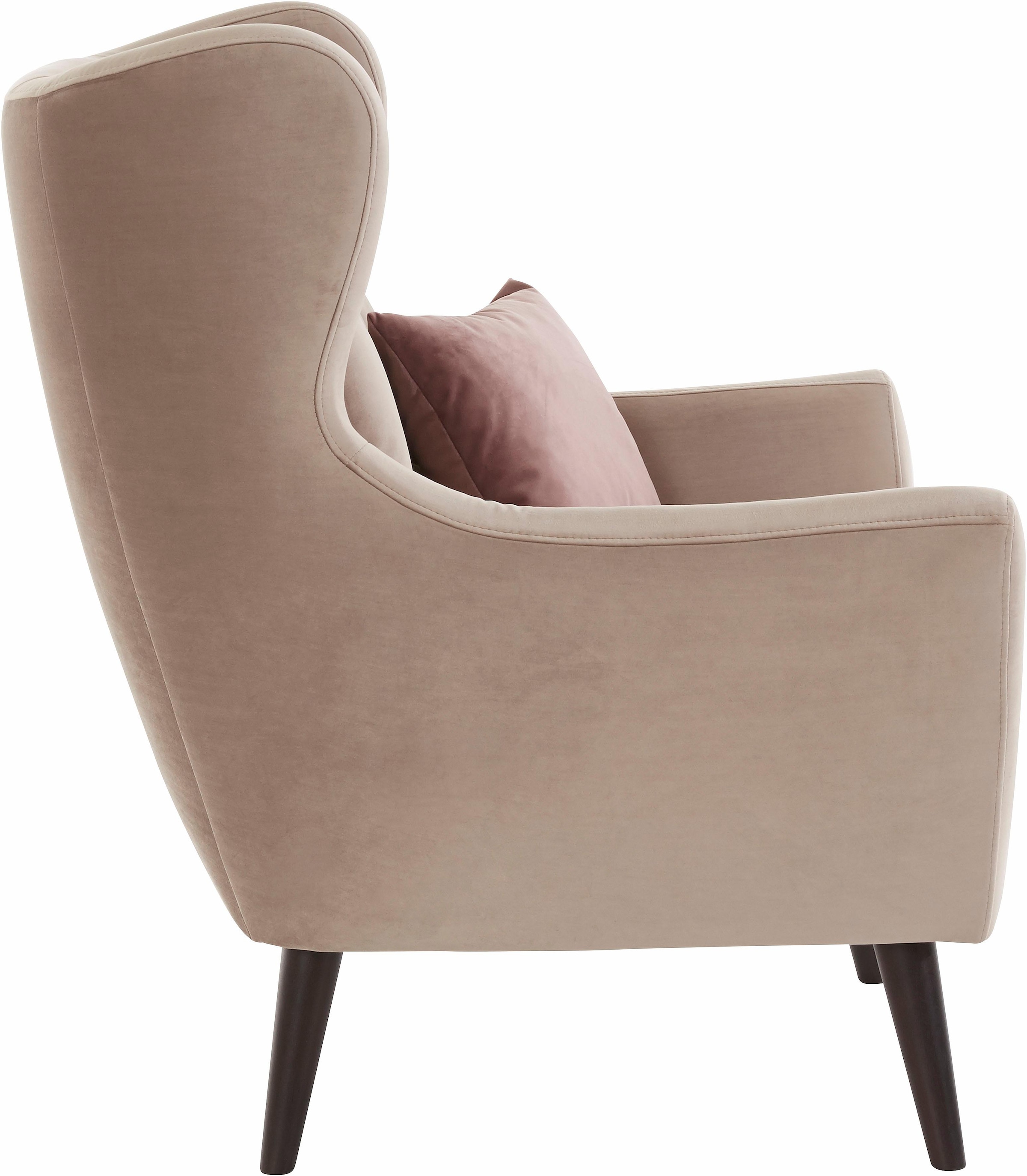 andas Ohrensessel »Hemmink, Sessel, Loungesessel«, mit Knopfheftung