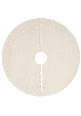 Leonique Baumteppich »Madelynn«, rund, 5 mm Höhe, mit goldfarbenen Sternen, Ø ca. 90 cm kaufen