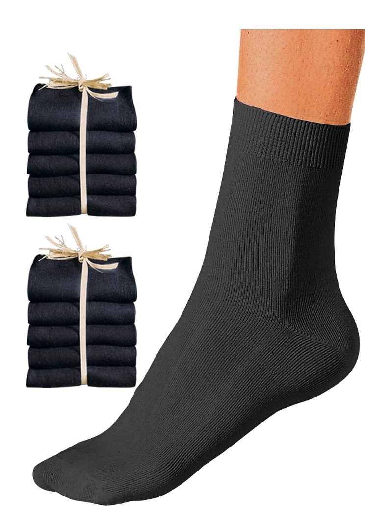 Go in Basicsocken, (Set, 10 Paar), unifarben