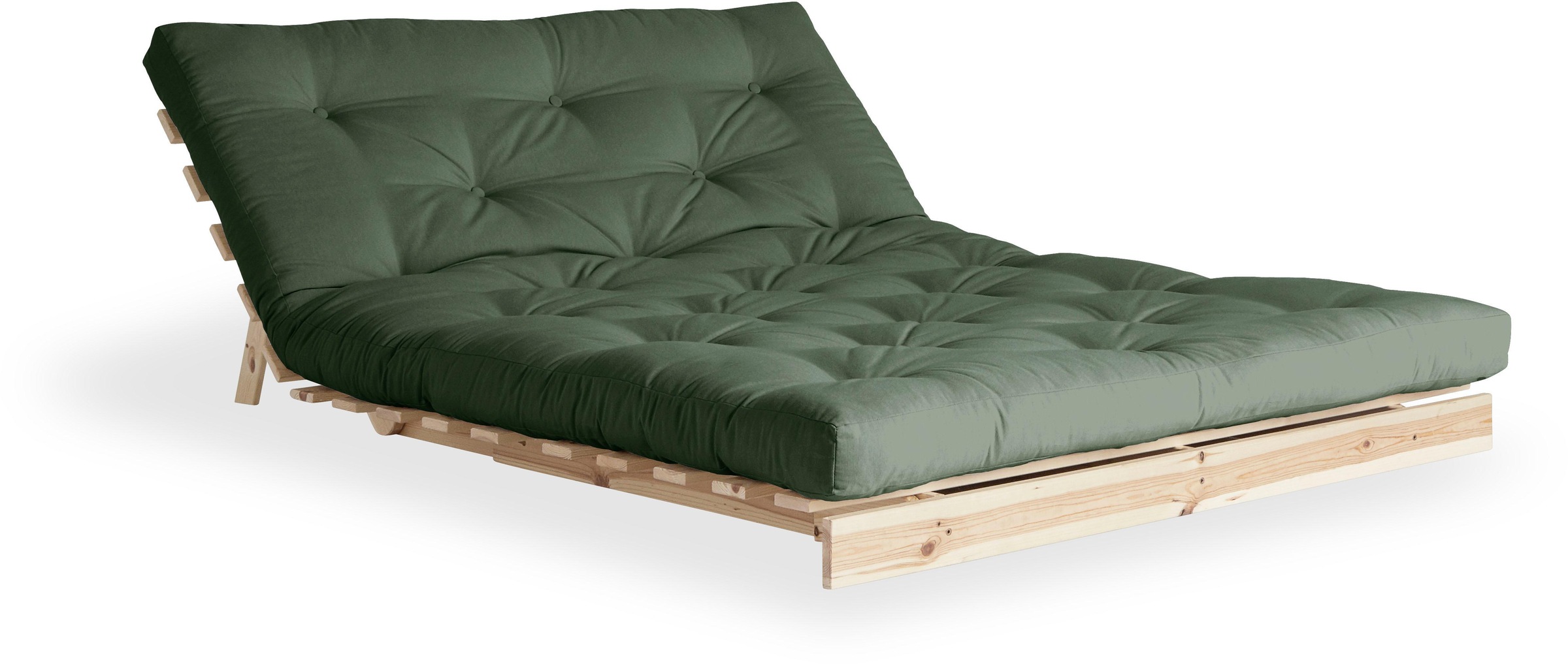 Karup Design Daybett »Roots Schlafsofa, Gästebett, Sofa inkl. Futonmatratze«, Liegefläche 90/140/160 x200 cm, FSC® zertifizierte Kiefer