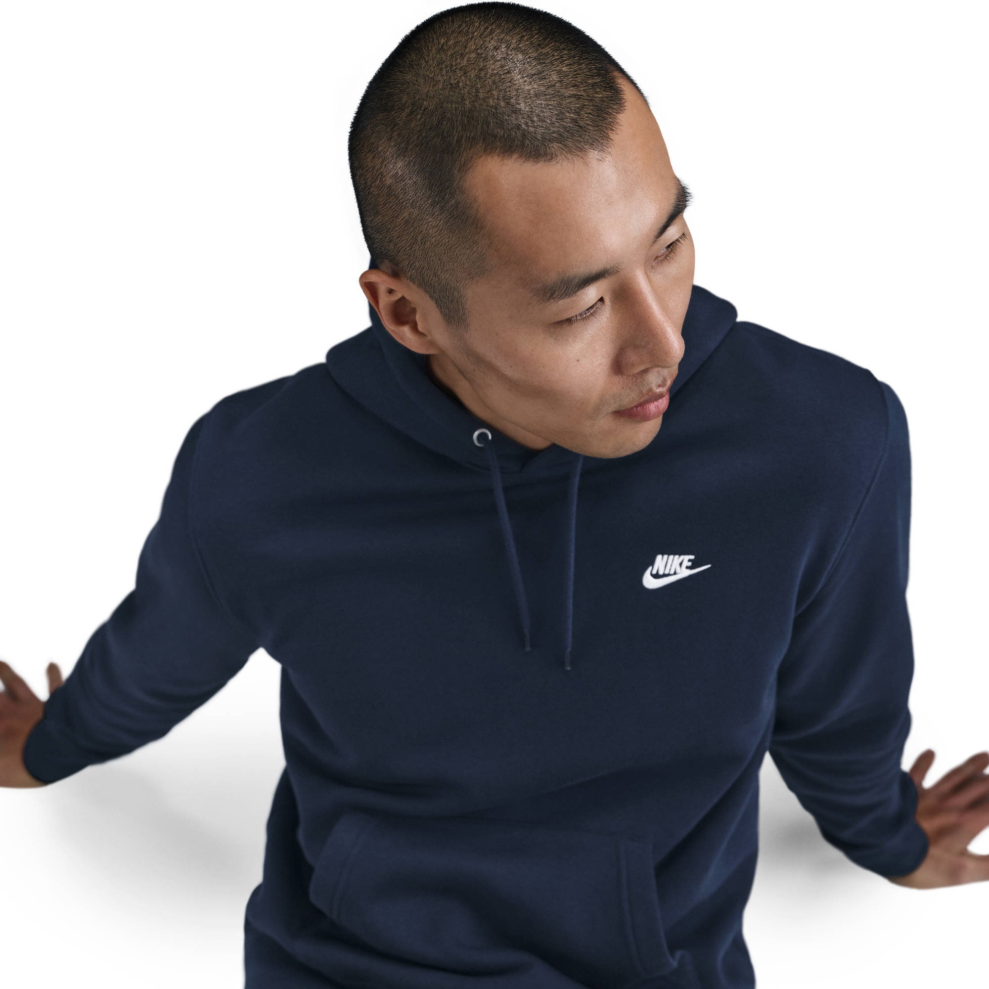 Nike Sportswear Kapuzensweatshirt »M NK CLUB BB PO HOODIE«, mit Kängurutasche, mit angesetztem Bündchen, ohne Verschluss
