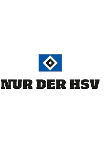 Wandtattoo »Hamburger SV Nur der HSV«, (1 St.), selbstklebend, entfernbar