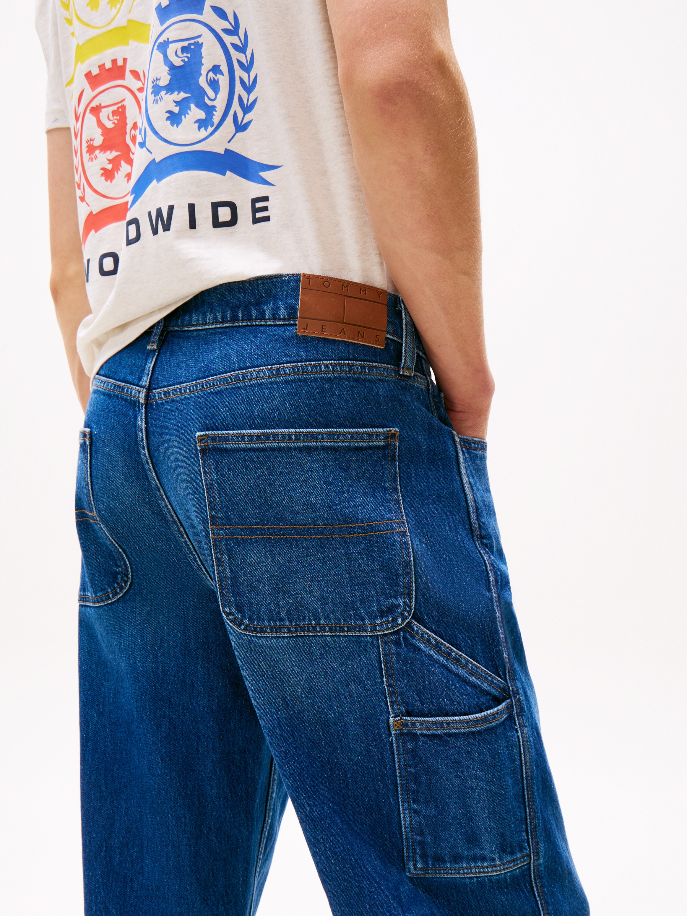 Tommy Jeans Loose-fit-Jeans »Jamie Loose Straight«, mit Hammerschlaufe