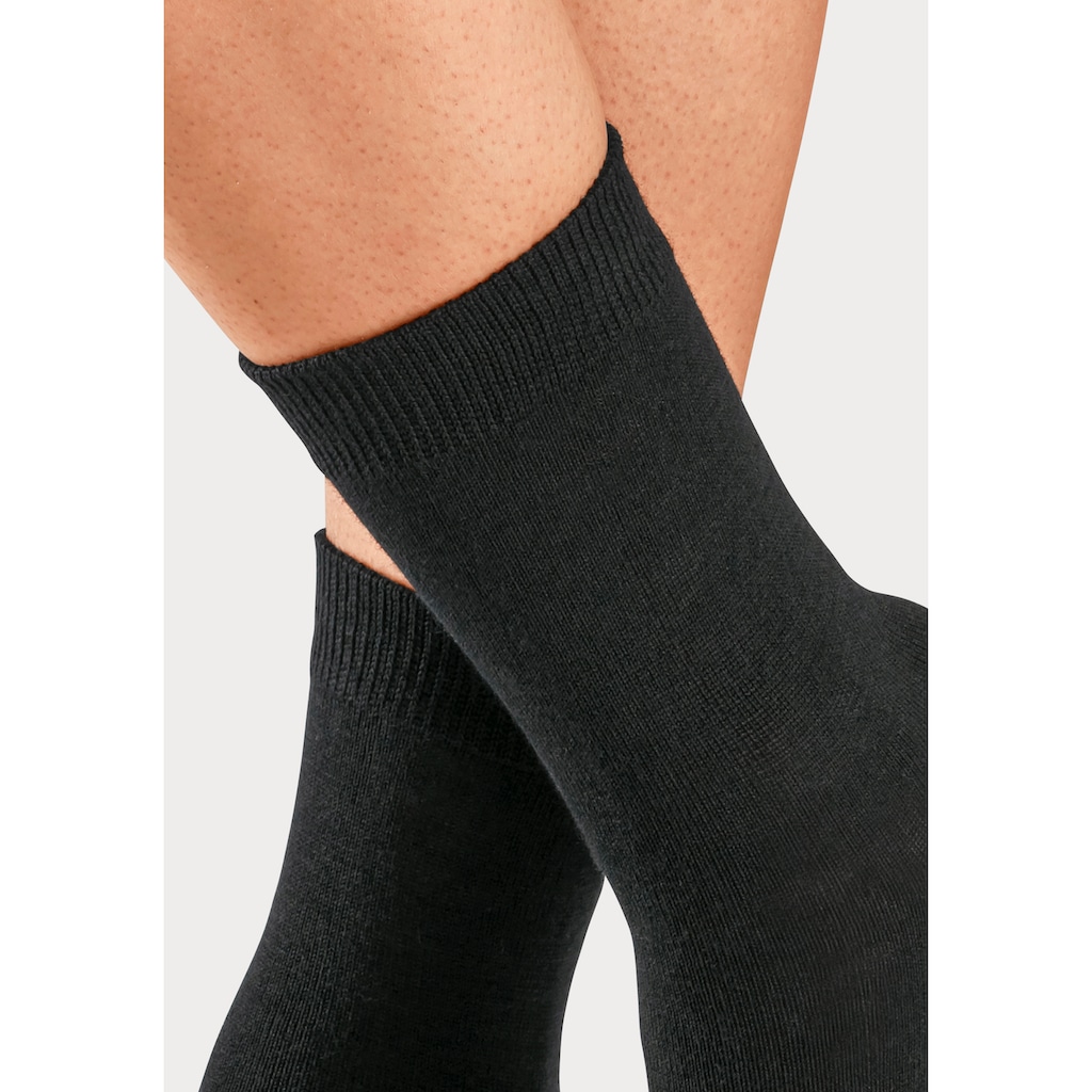 Bench. Socken, (3 Paar), Wollsocken aus flauschigem Material mit 53% Wolle