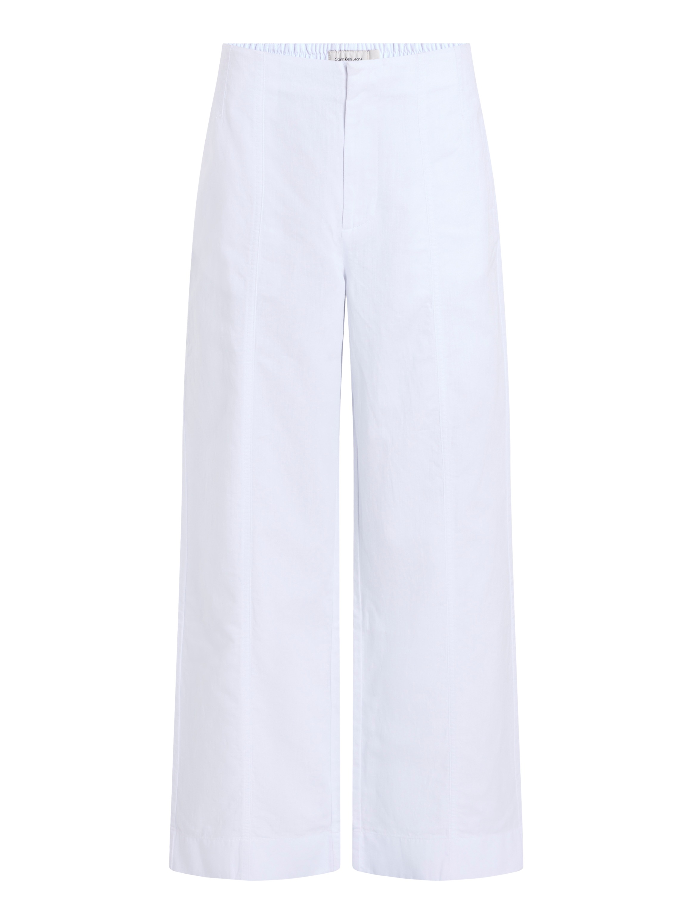 Calvin Klein Jeans Leinenhose »SOFT LINEN PANT«, mit Logo-Label