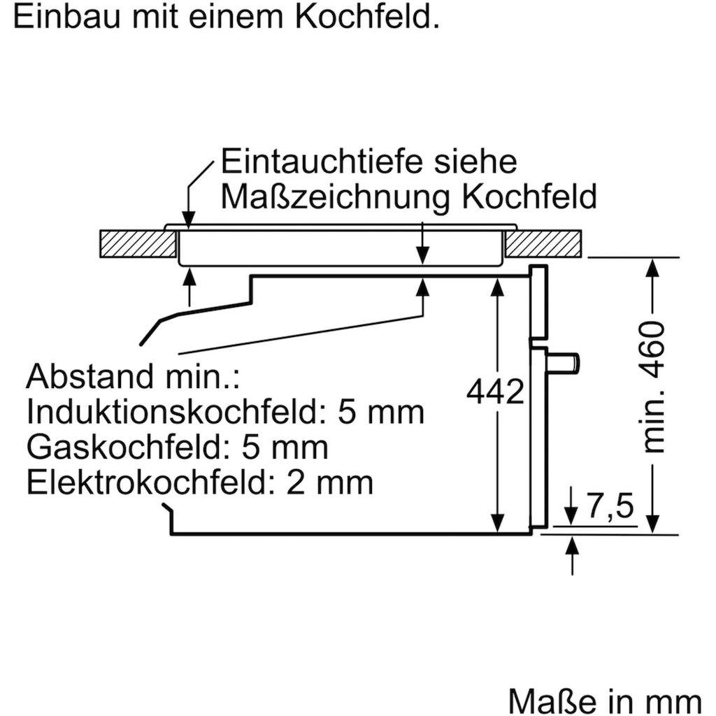 BOSCH Einbau-Dampfgarer »CDG634AS0«