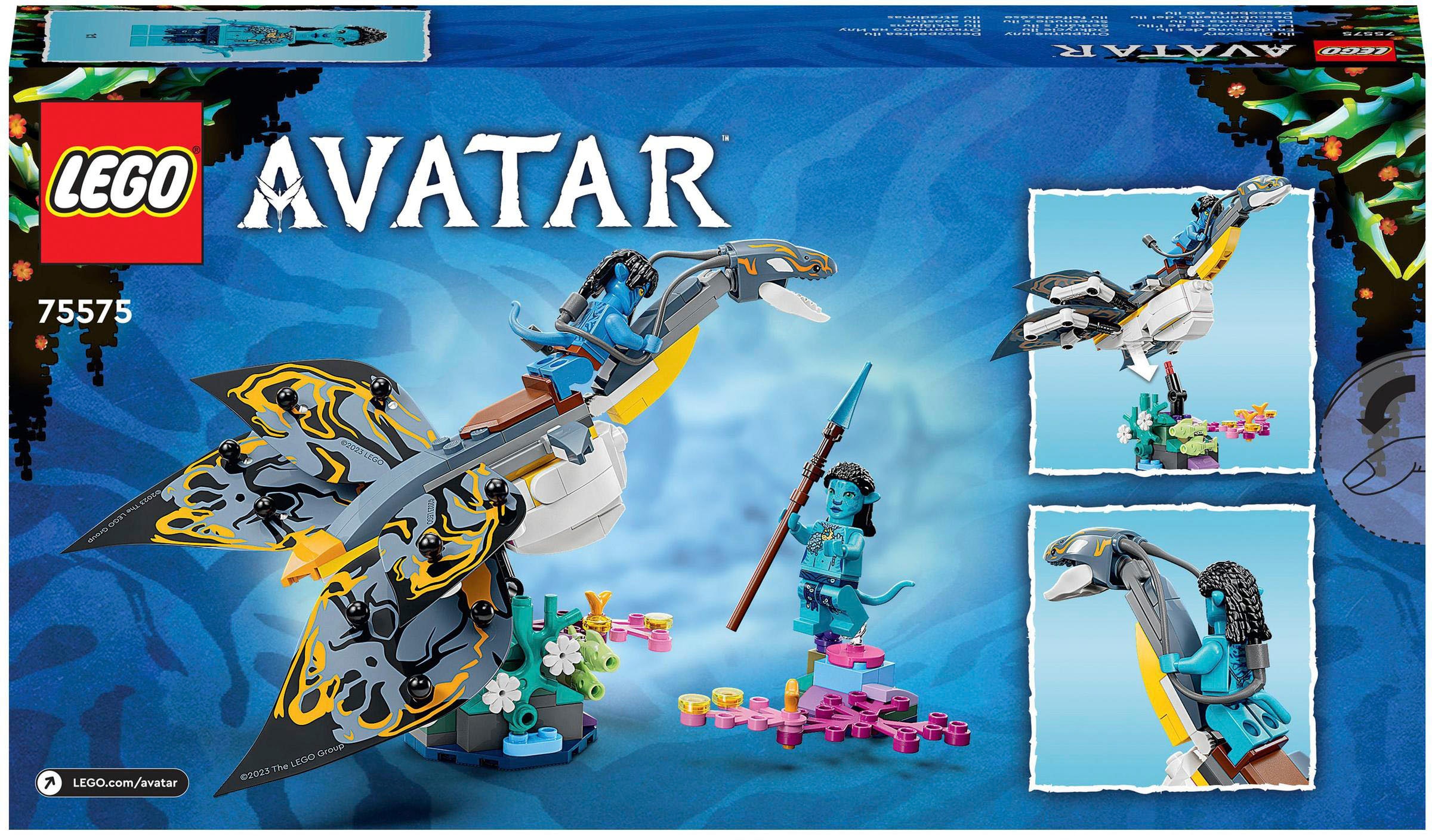 LEGO® Konstruktionsspielsteine »Entdeckung des Ilu (75575), LEGO® Avatar«, (179 St.), Made in Europe