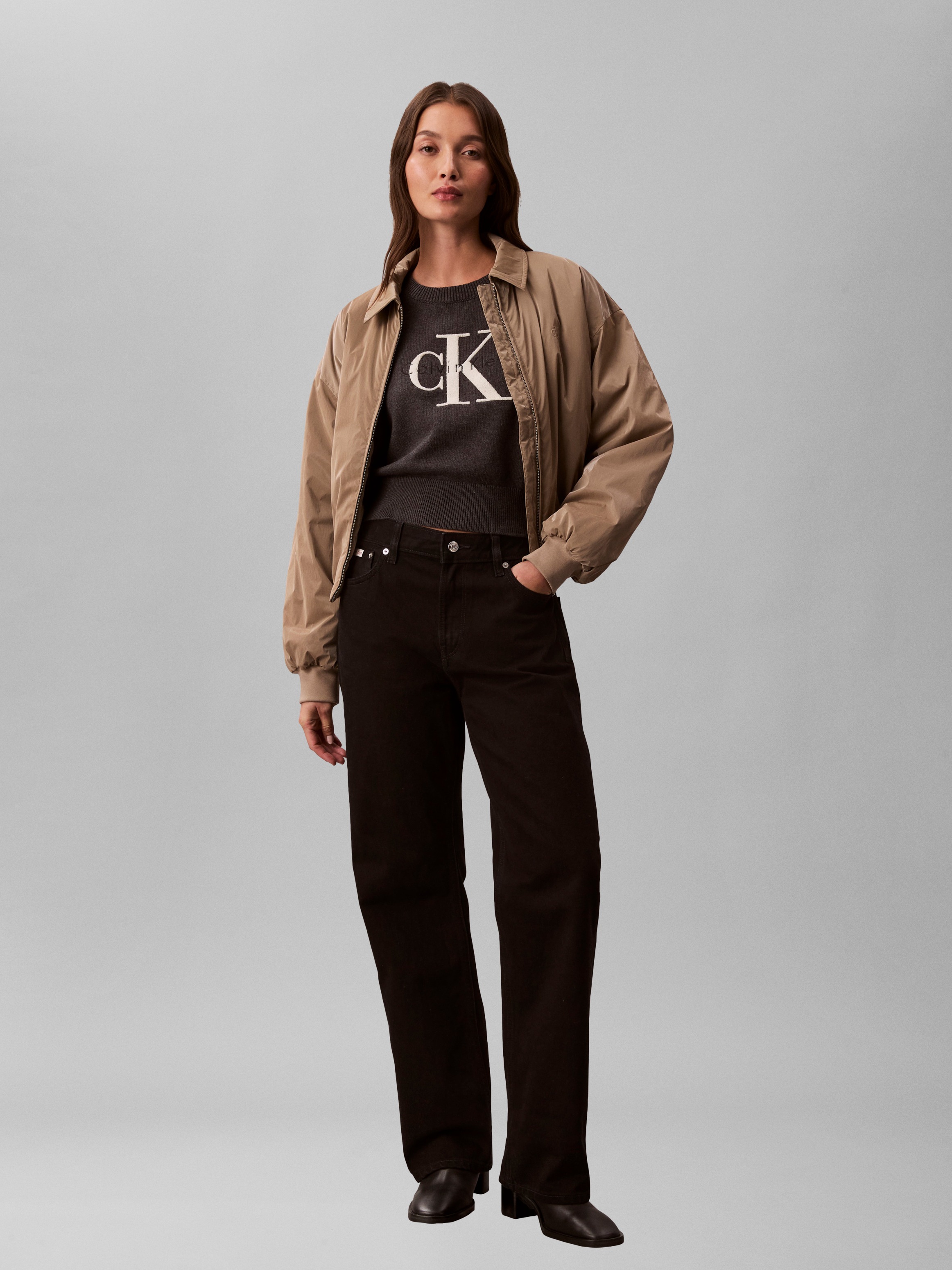 Calvin Klein Jeans Kurzarmpullover Regular fit, mit Rundhalsausschnitt