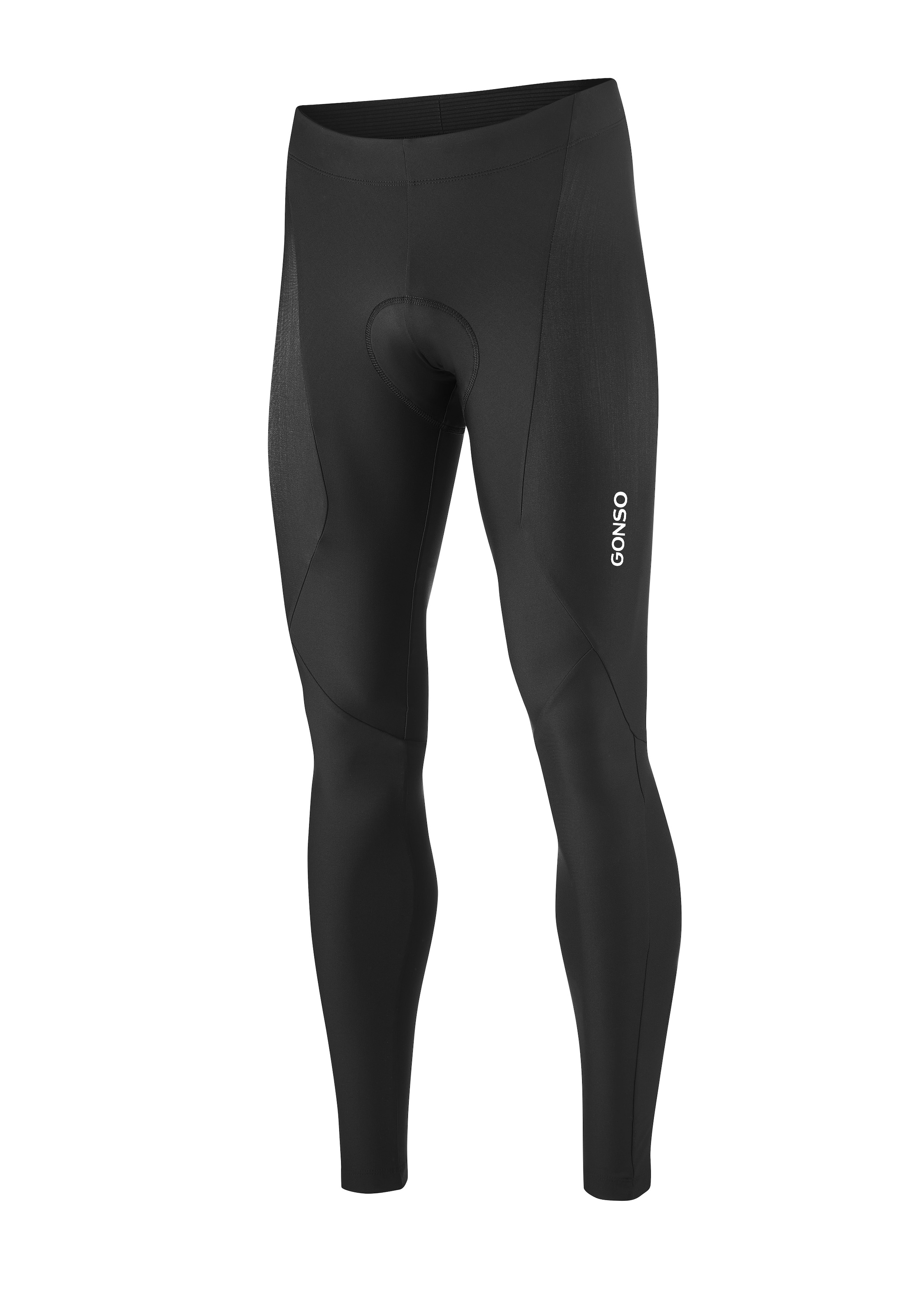Gonso Fahrradhose »Essential Tight SC M«, Herren Radhose lang, atmungsaktive Radlerhose, Sitzpolster, Tight Fit