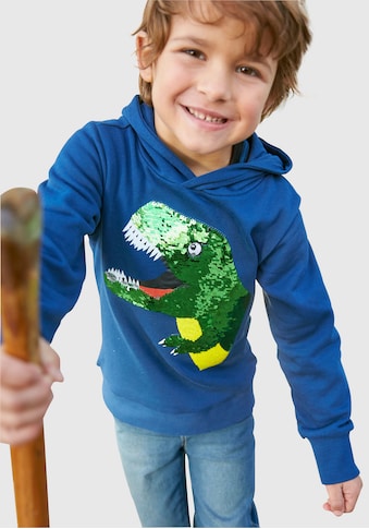 KIDSWORLD Kapuzensweatshirt »mit tollem Dino aus Wendepailletten« kaufen