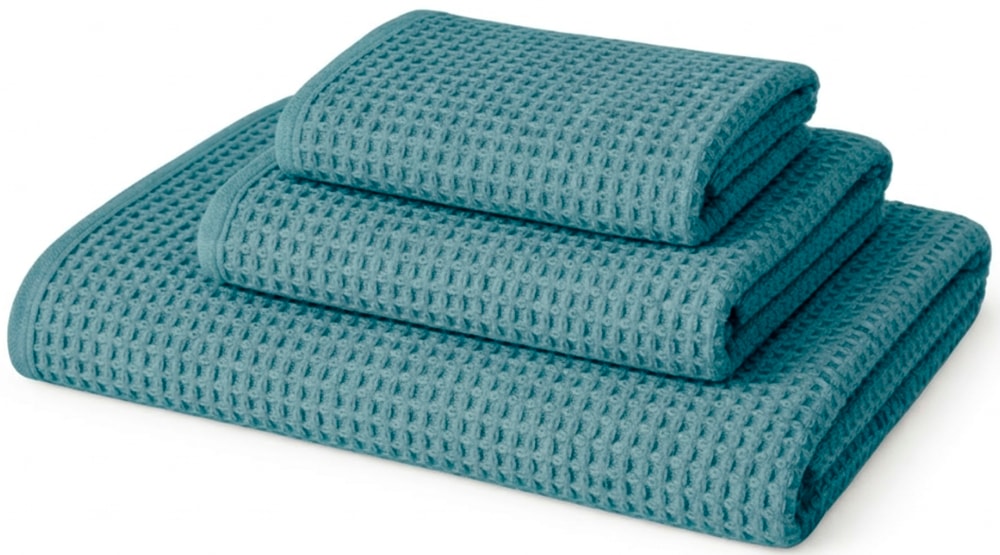 Egeria Handtuch »LIVA« 50x100 cm, Waffelpiqué Struktur