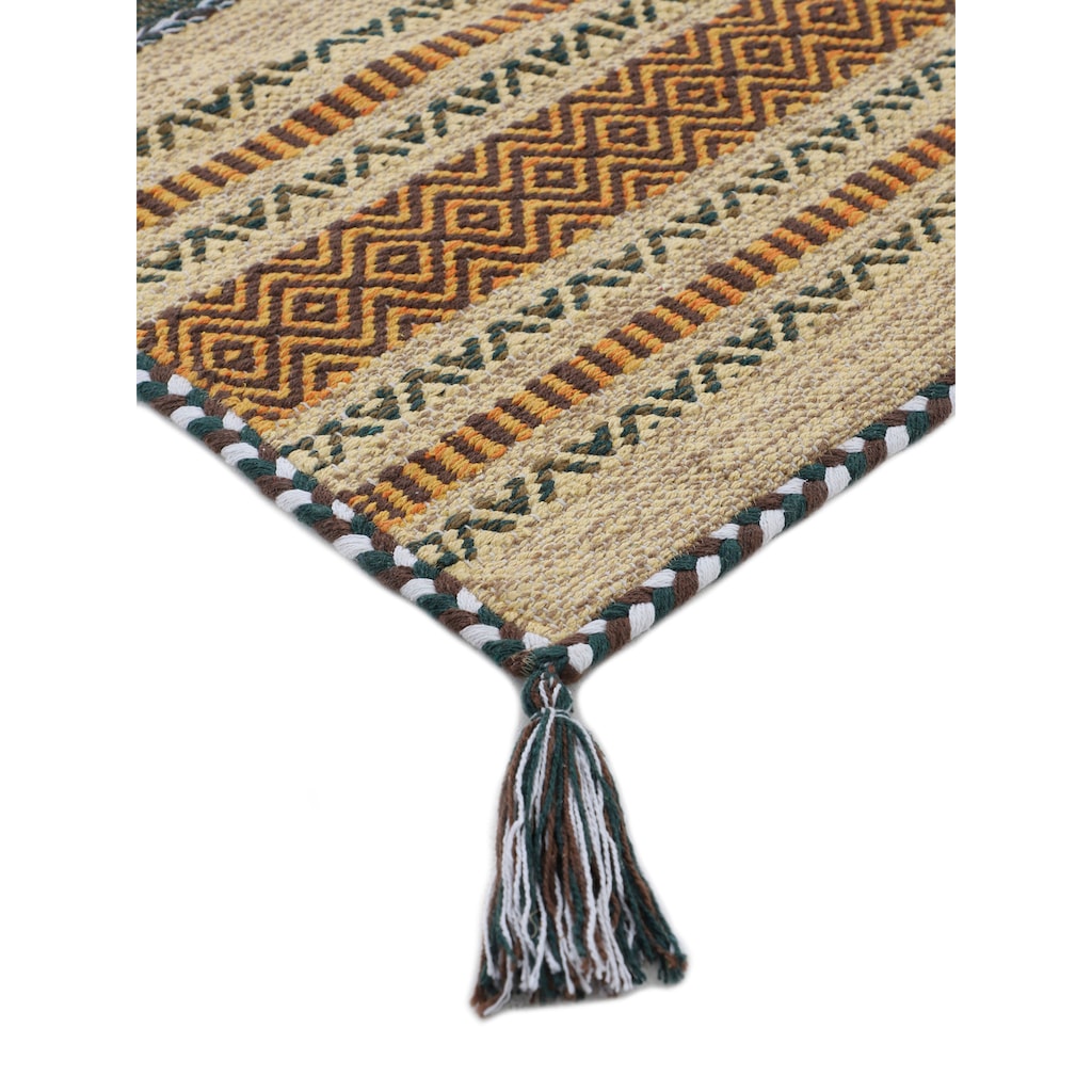 carpetfine Teppich »Kelim Azizi«, rechteckig