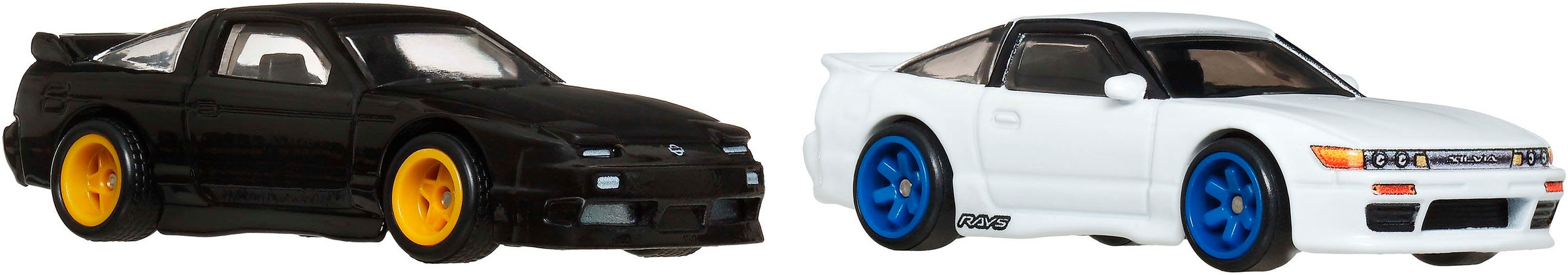 Hot Wheels Spielzeug-Auto »Nissan Sileighty«, (Set, 2 tlg.)