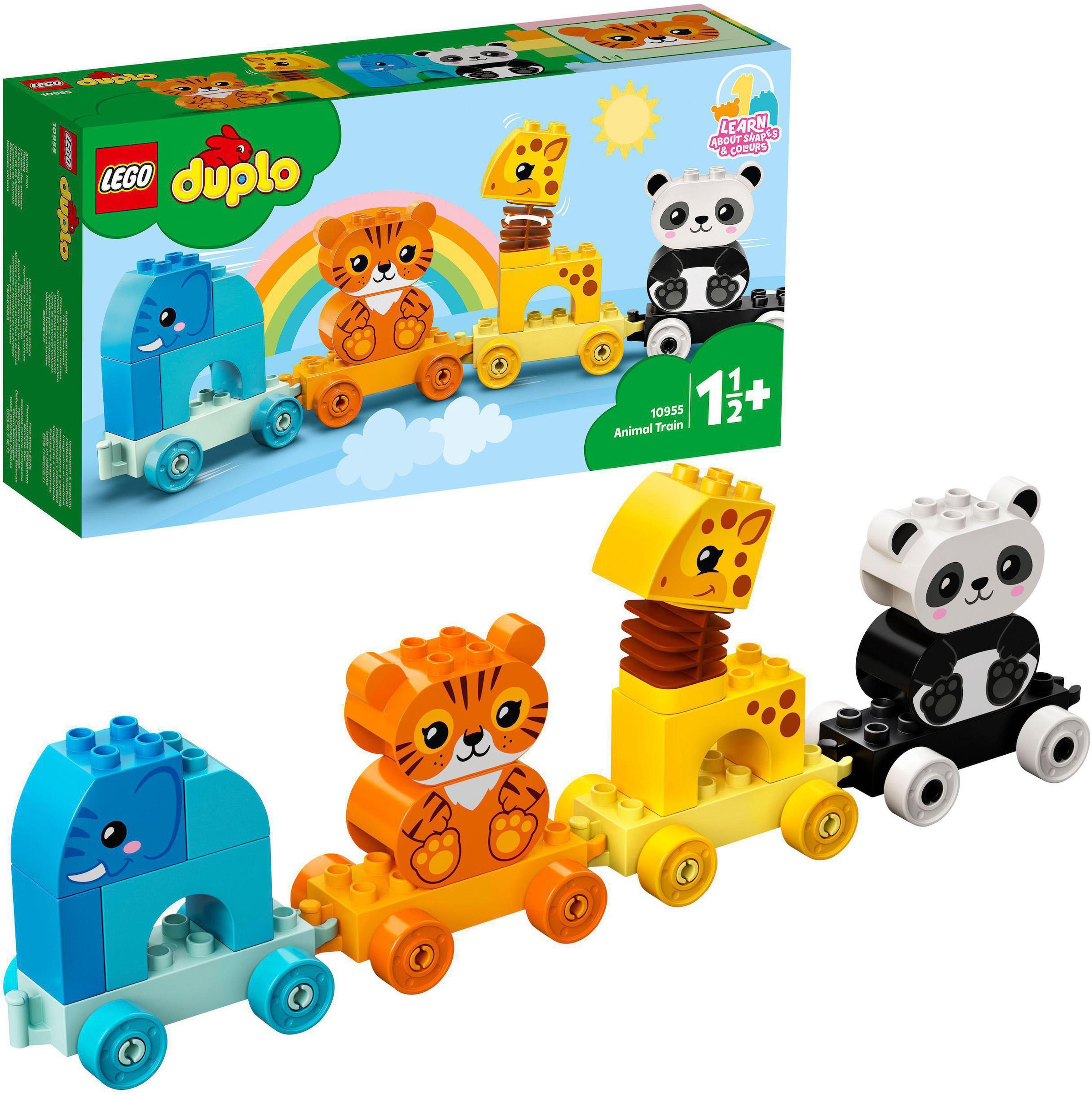 LEGO® Konstruktionsspielsteine »Mein erster Made OTTO (15 LEGO® kaufen St.), - DUPLO® in Creative Tierzug Europe Play«, Weihnachts-Shop (10955)