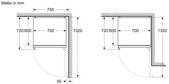 BOSCH Kühl-/Gefrierkombination, KGN49AIBT, 203 cm hoch, 70 cm breit