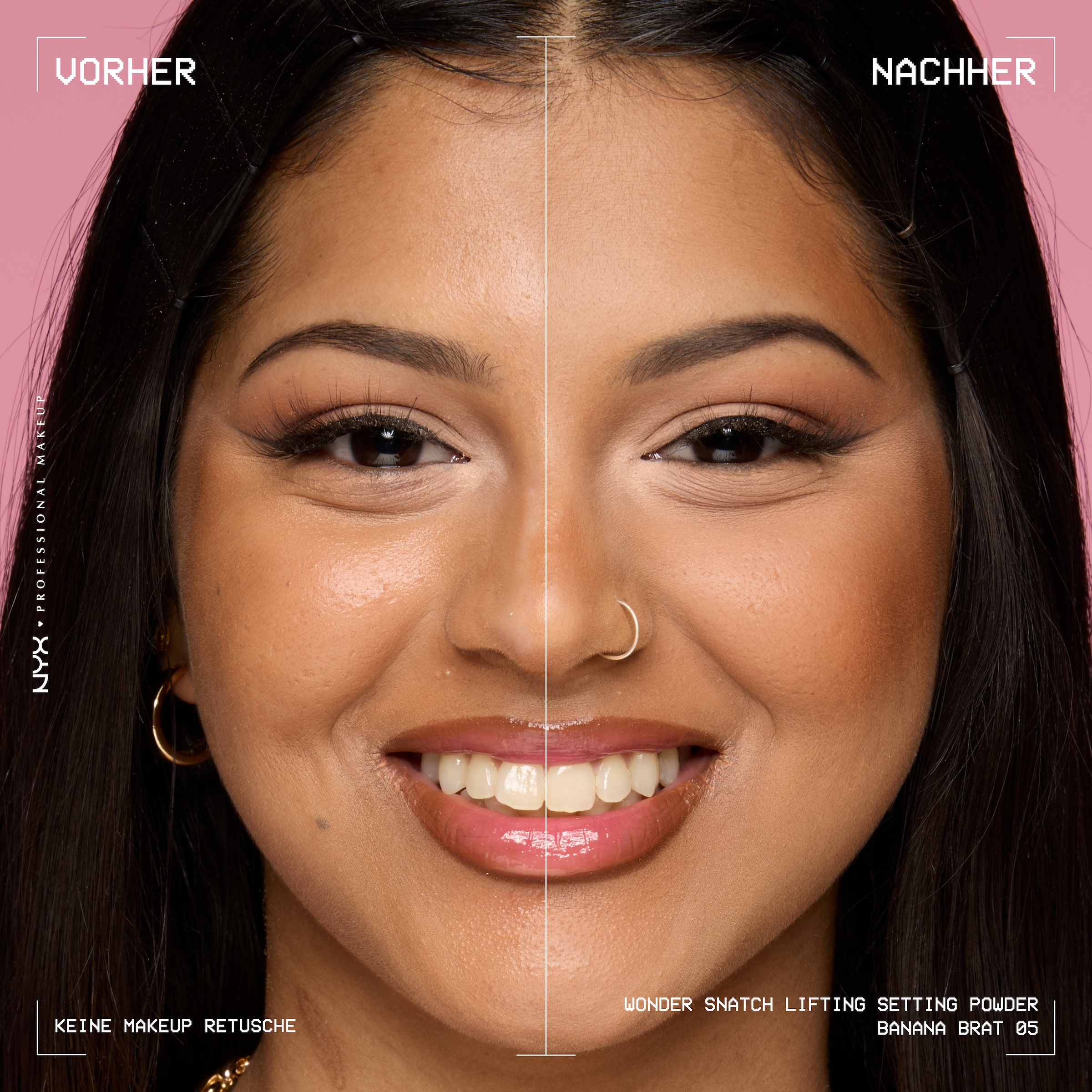 NYX PROFESSIONAL MAKEUP Puder »WONDER SNATCH POWDER« angereichert mit grünem Tee für den antioxidativen Glow gesunder Haut