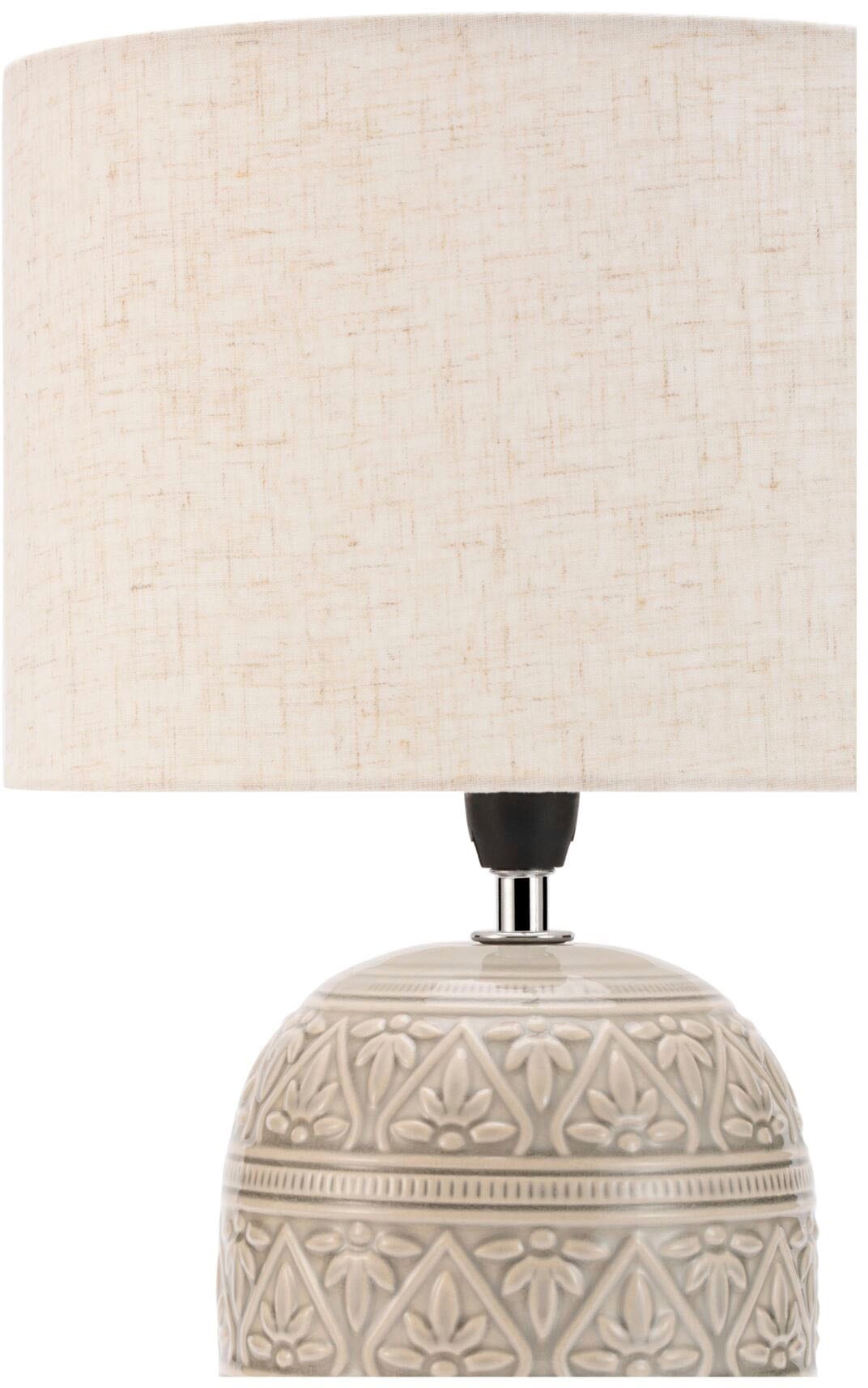 Pauleen Tischleuchte »Tender Pearl max20W Beige 230V Stoff/Keramik«, 1 flammig, Leuchtmittel E14 | ohne Leuchtmittel, E14